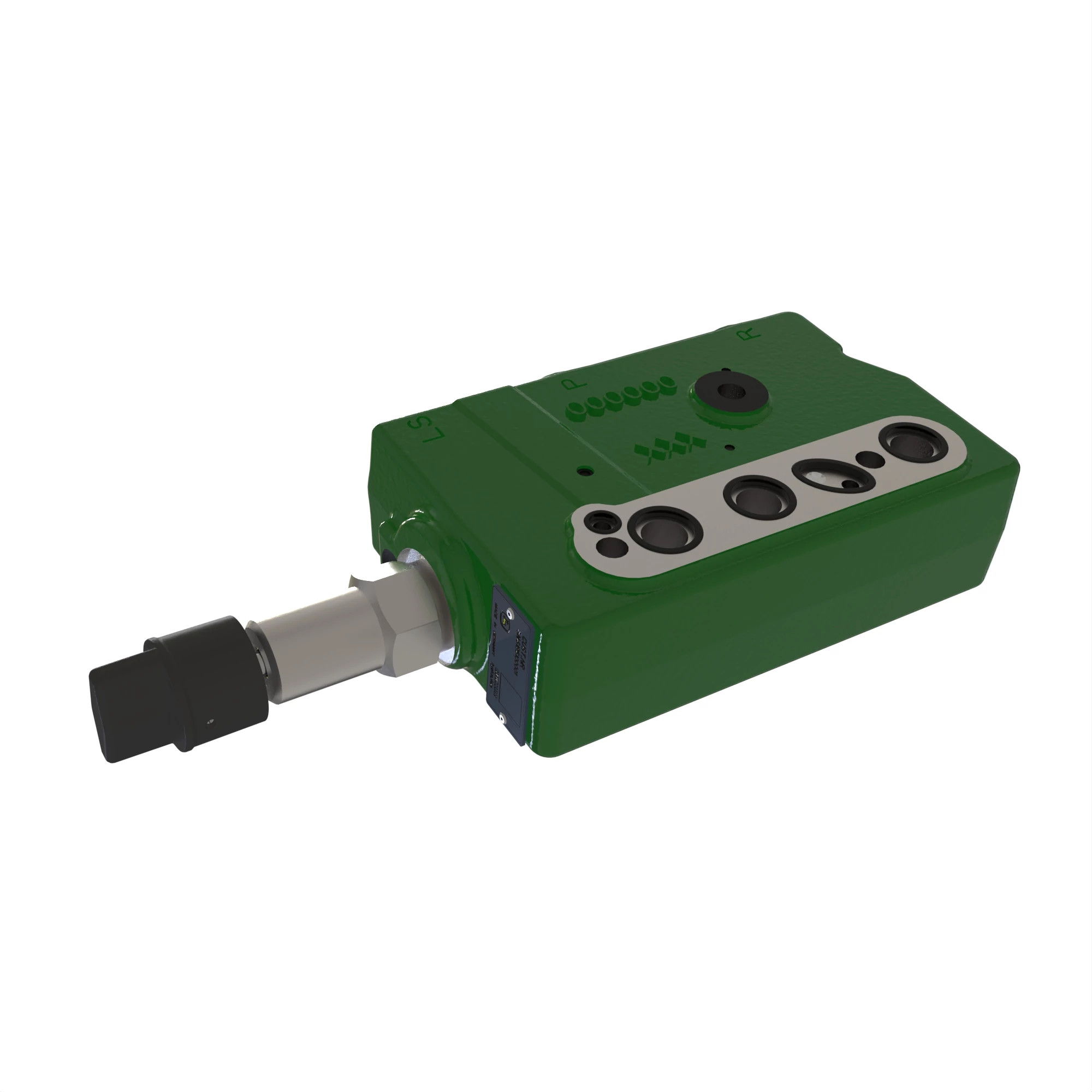 FLOW CONTROL HYD. VALVE, SECTION, P