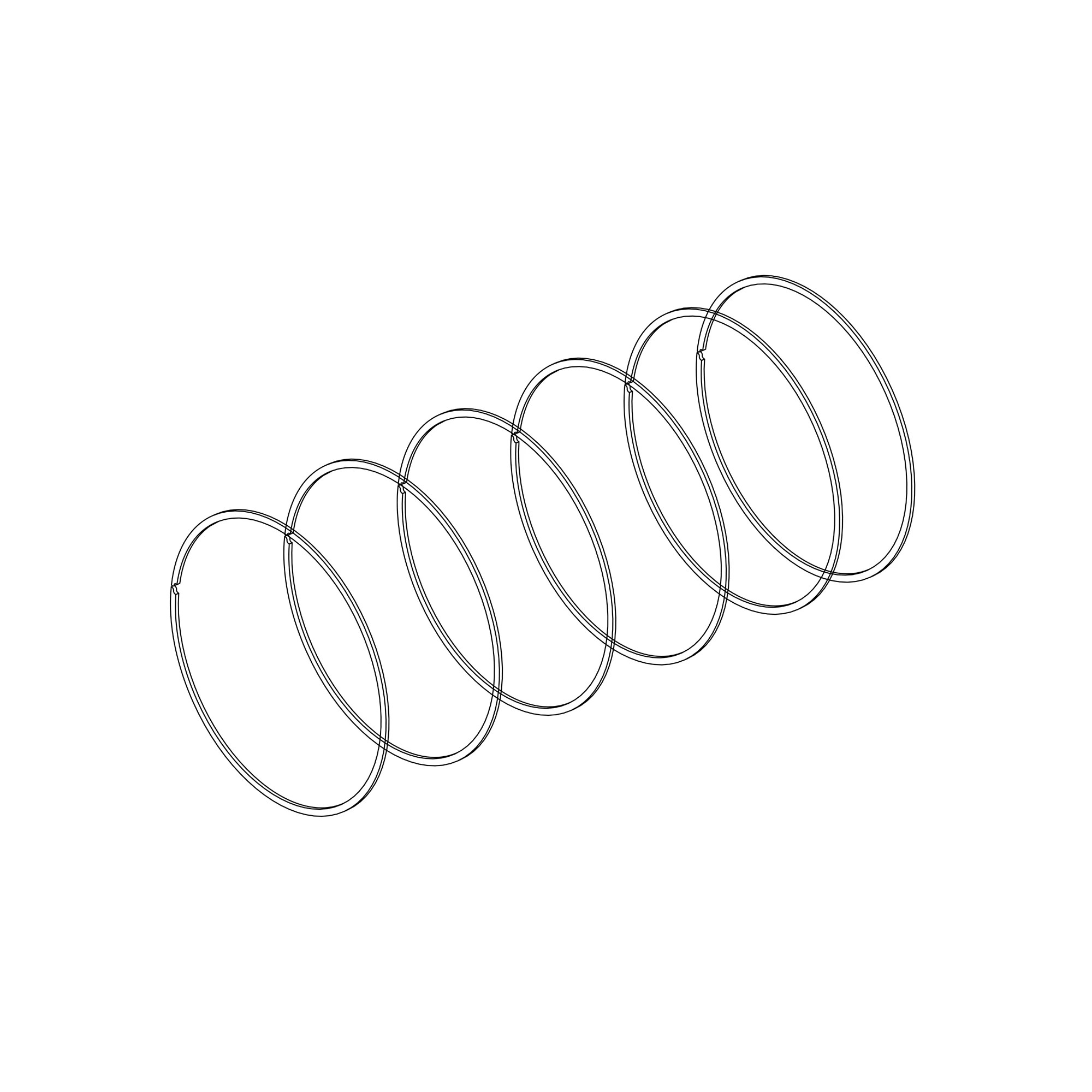 John Deere Piston Housing Snap Ring - RE62245