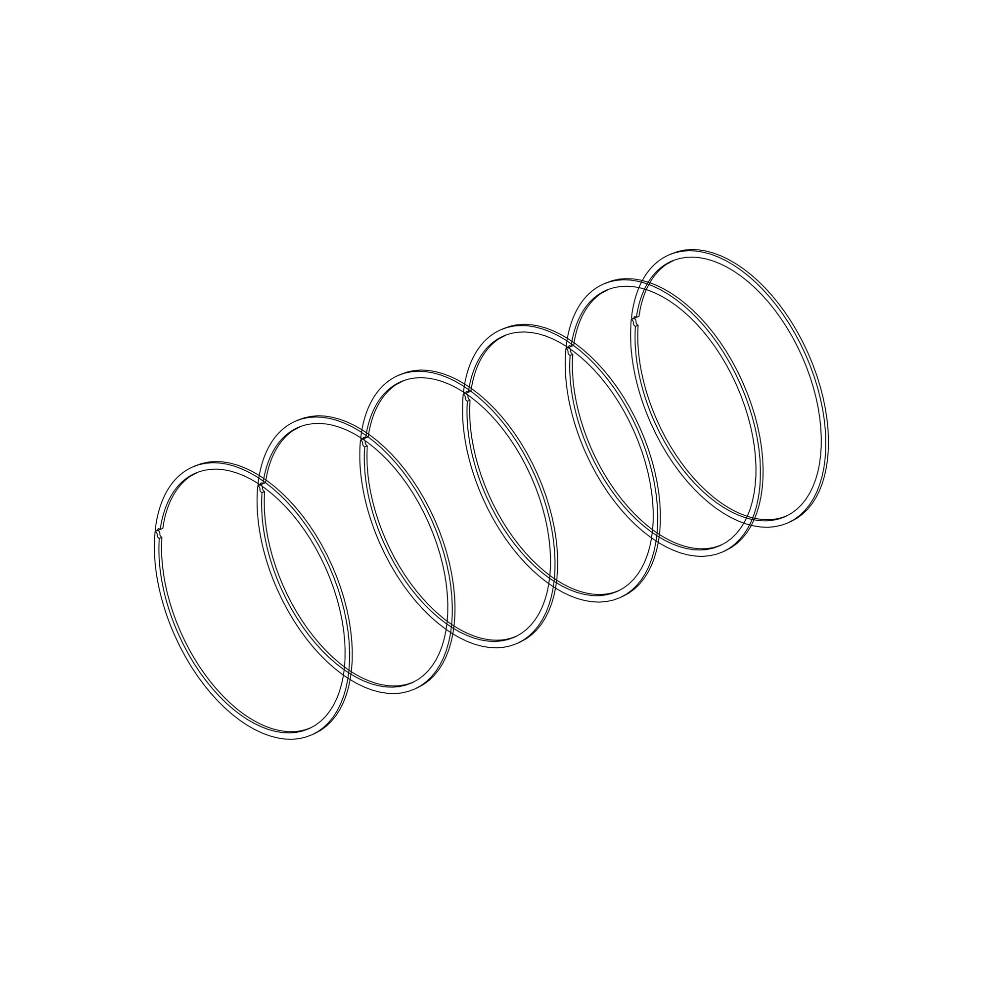 John Deere Piston Housing Snap Ring - RE62245