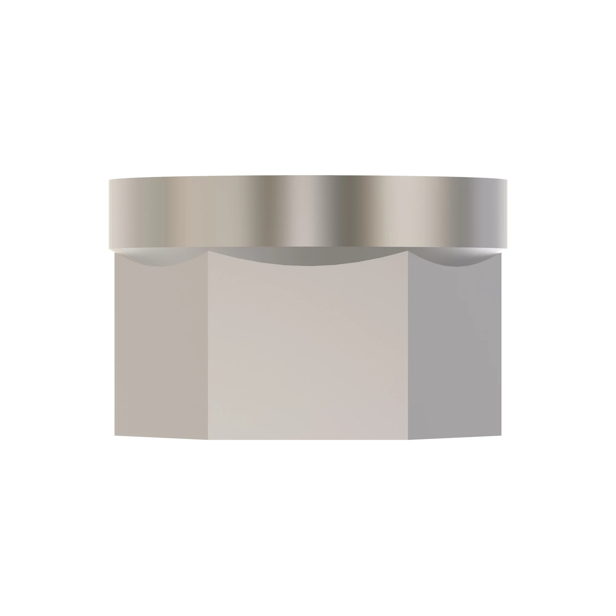 NUT, LUG, M22X1.5, ZN PLATED, Nut