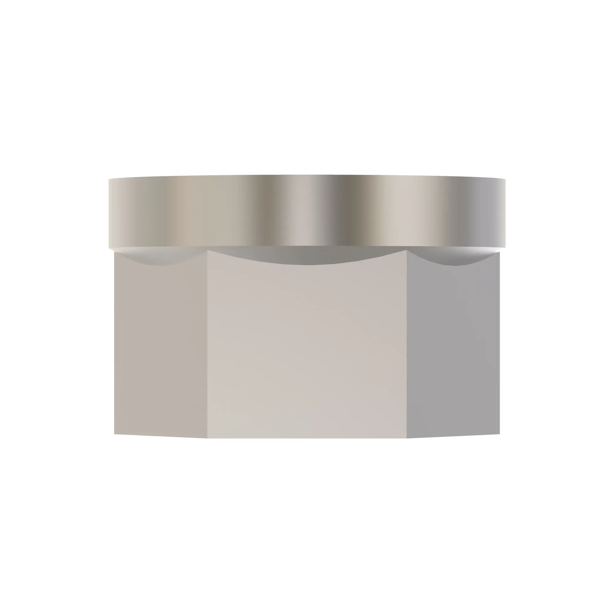 NUT, LUG, M22X1.5, ZN PLATED, Nut