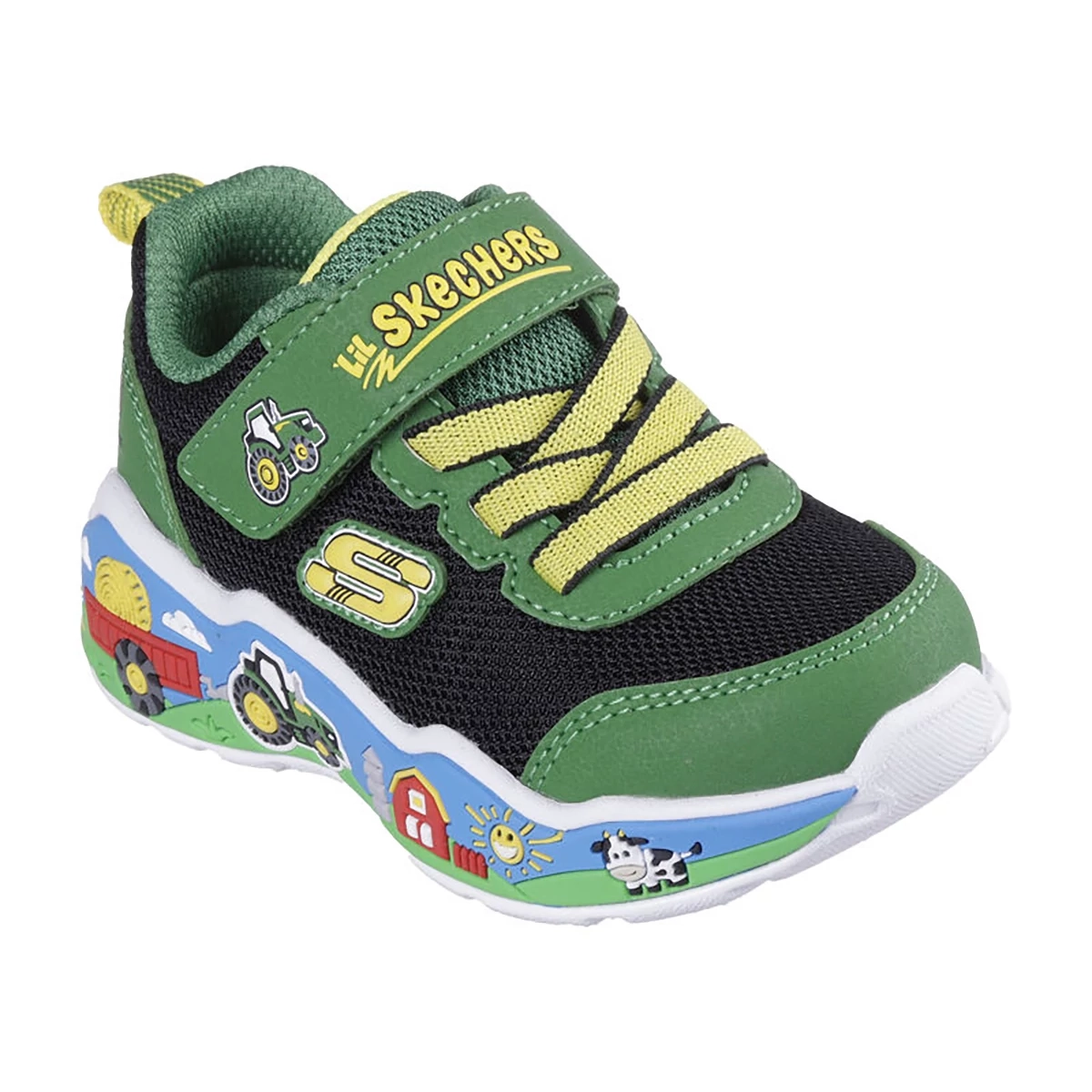 Toddler's SKECHERS® John Deere: Play Scene - Barn-Squad Buddies Sneakers