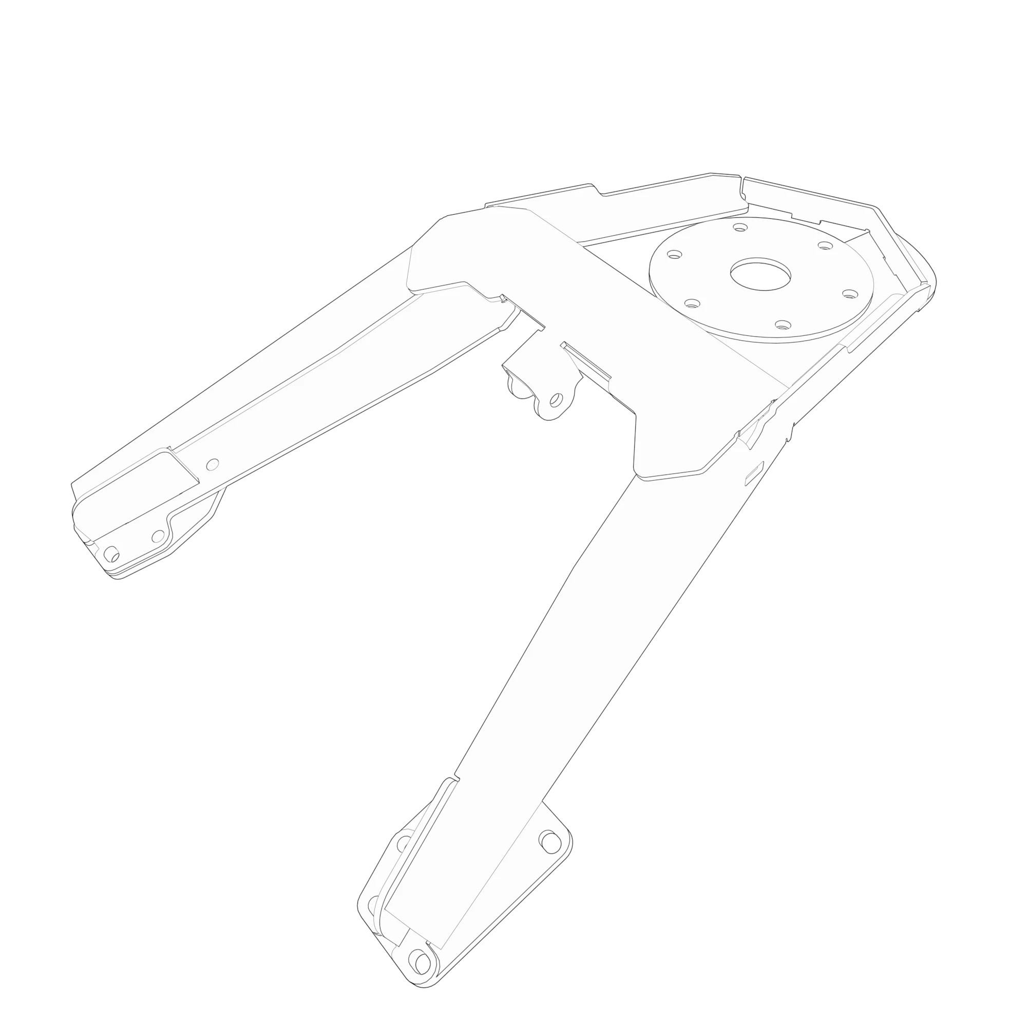 John Deere Rear Fabric Door, Left Side - AM148646