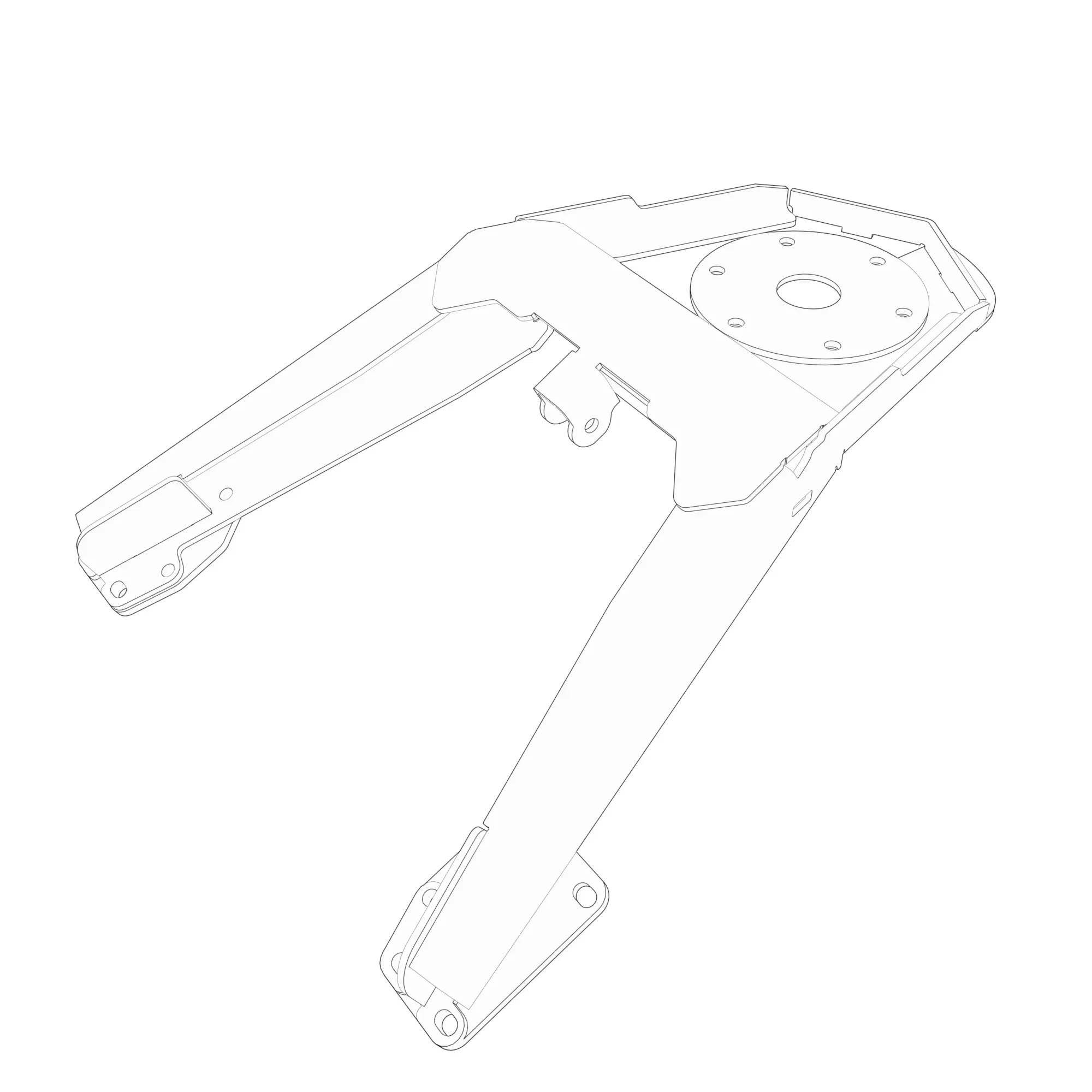 John Deere Rear Fabric Door, Left Side - AM148646