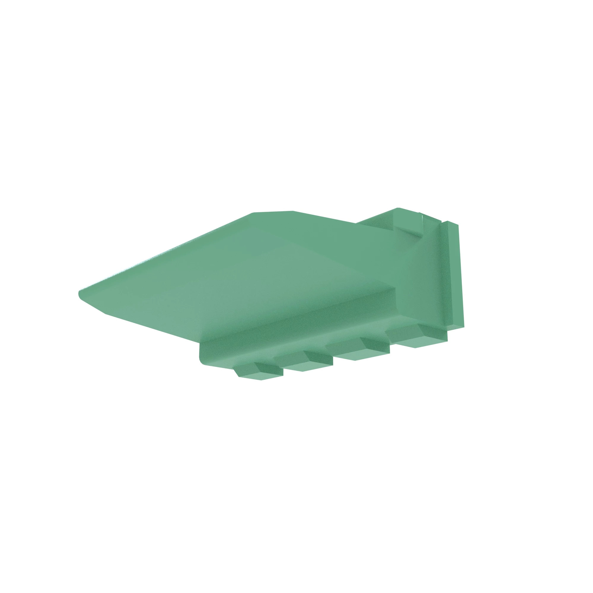 John Deere Orange Electrical Connector Terminal, 8 Cavities - 57M7680