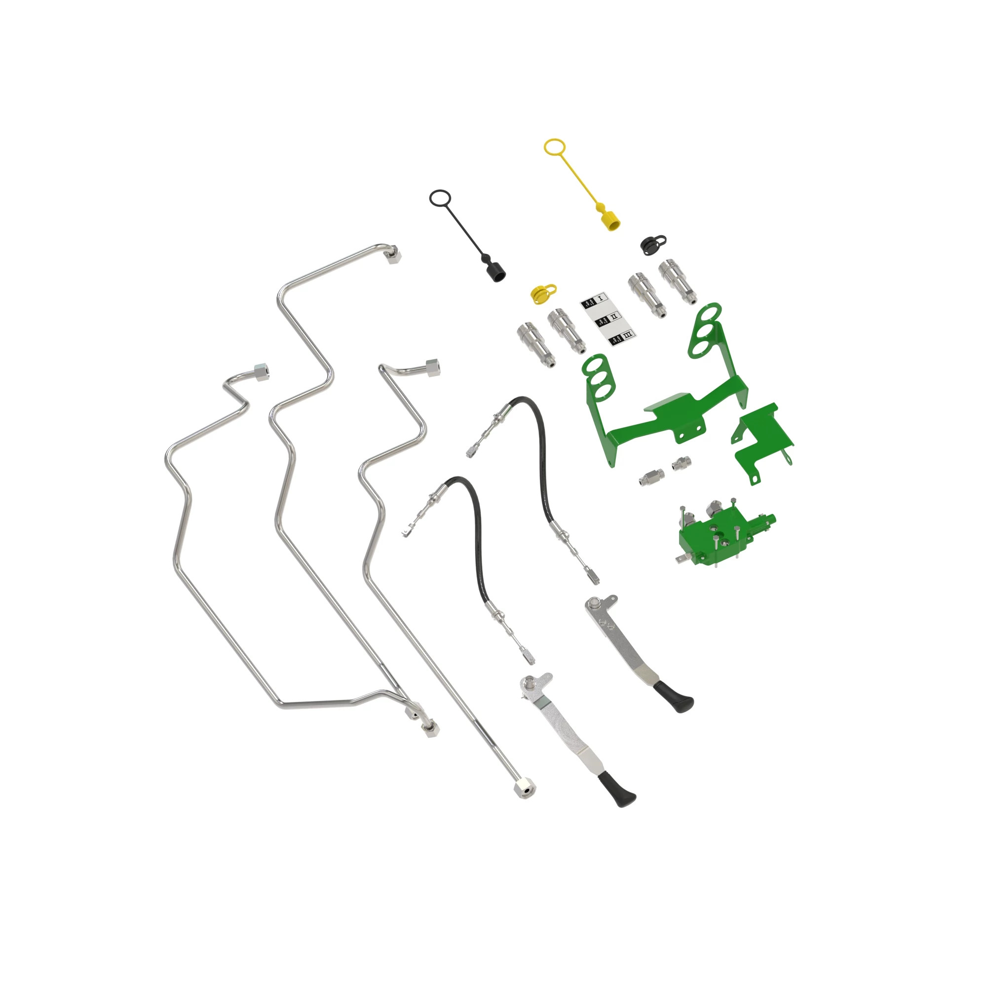 John Deere Triple Rear SCV Kit - RE270429