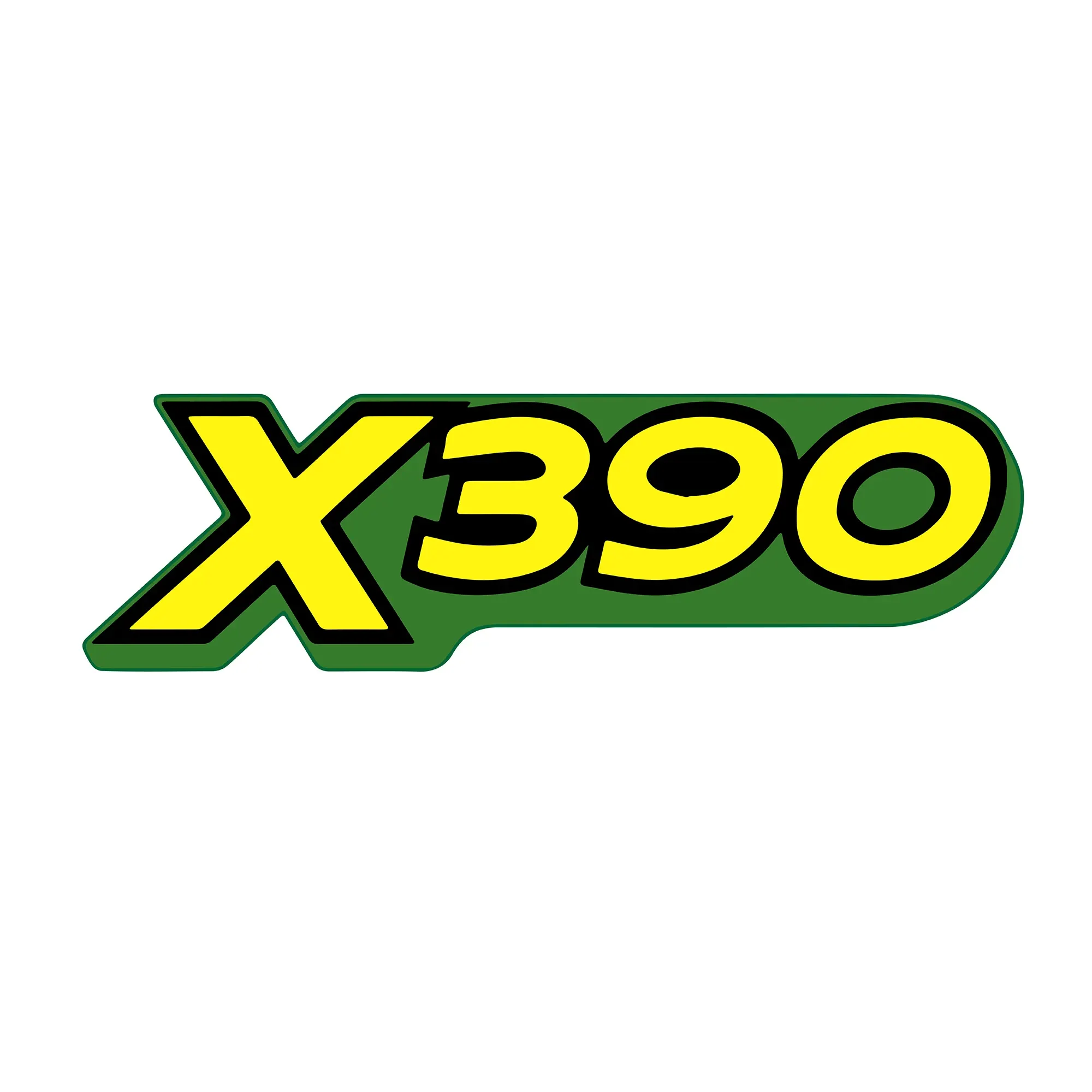 John Deere X390 Model Label - M173522
