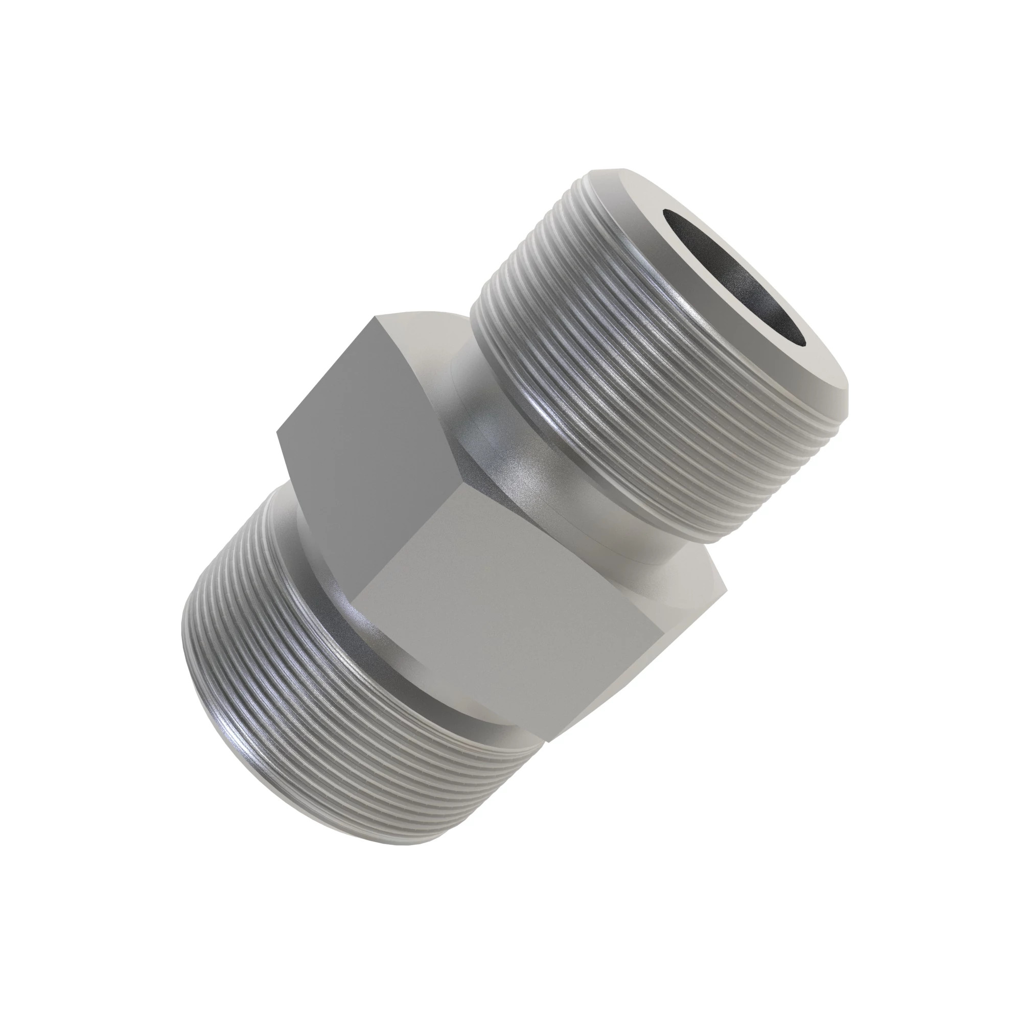 STUD STRAIGHT, ORFS W/METRIC HEX