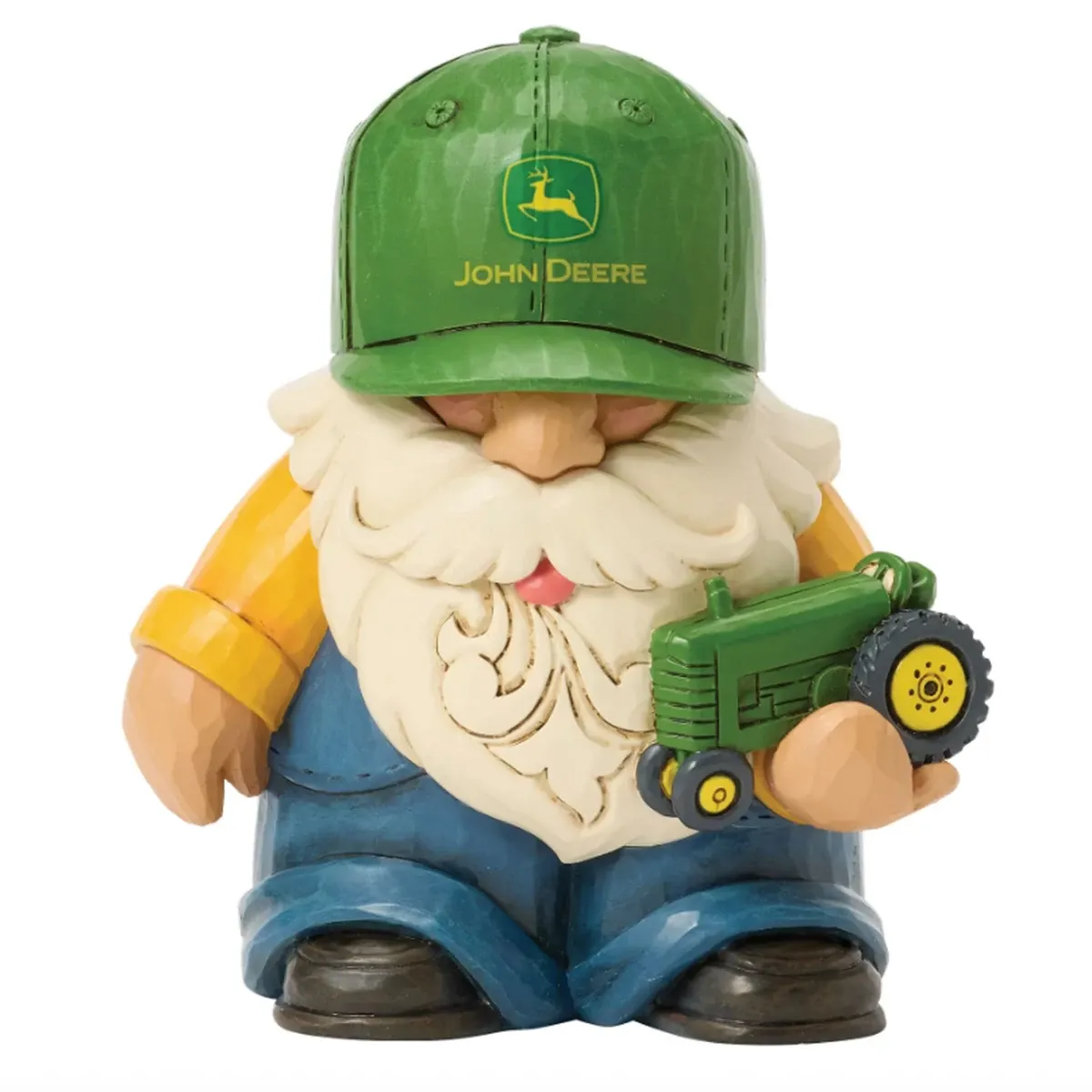 John Deere Holiday Gnome Statue
