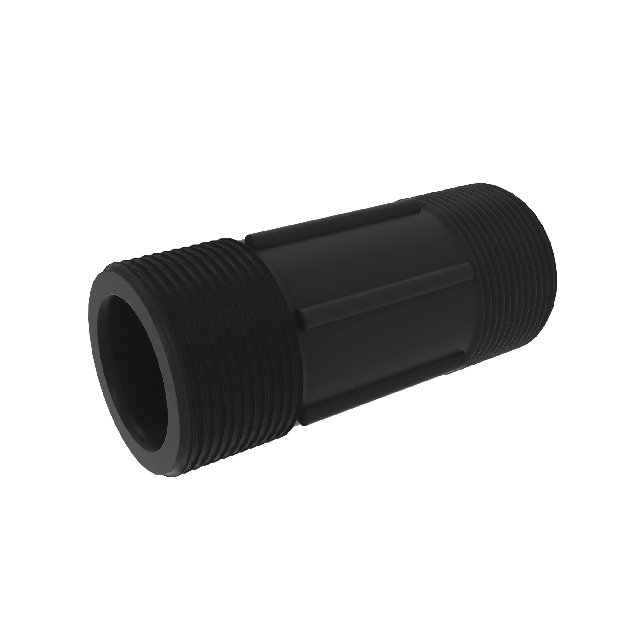 NIPPLE POLYP-4"LONG X 1.25"-PKG(10)