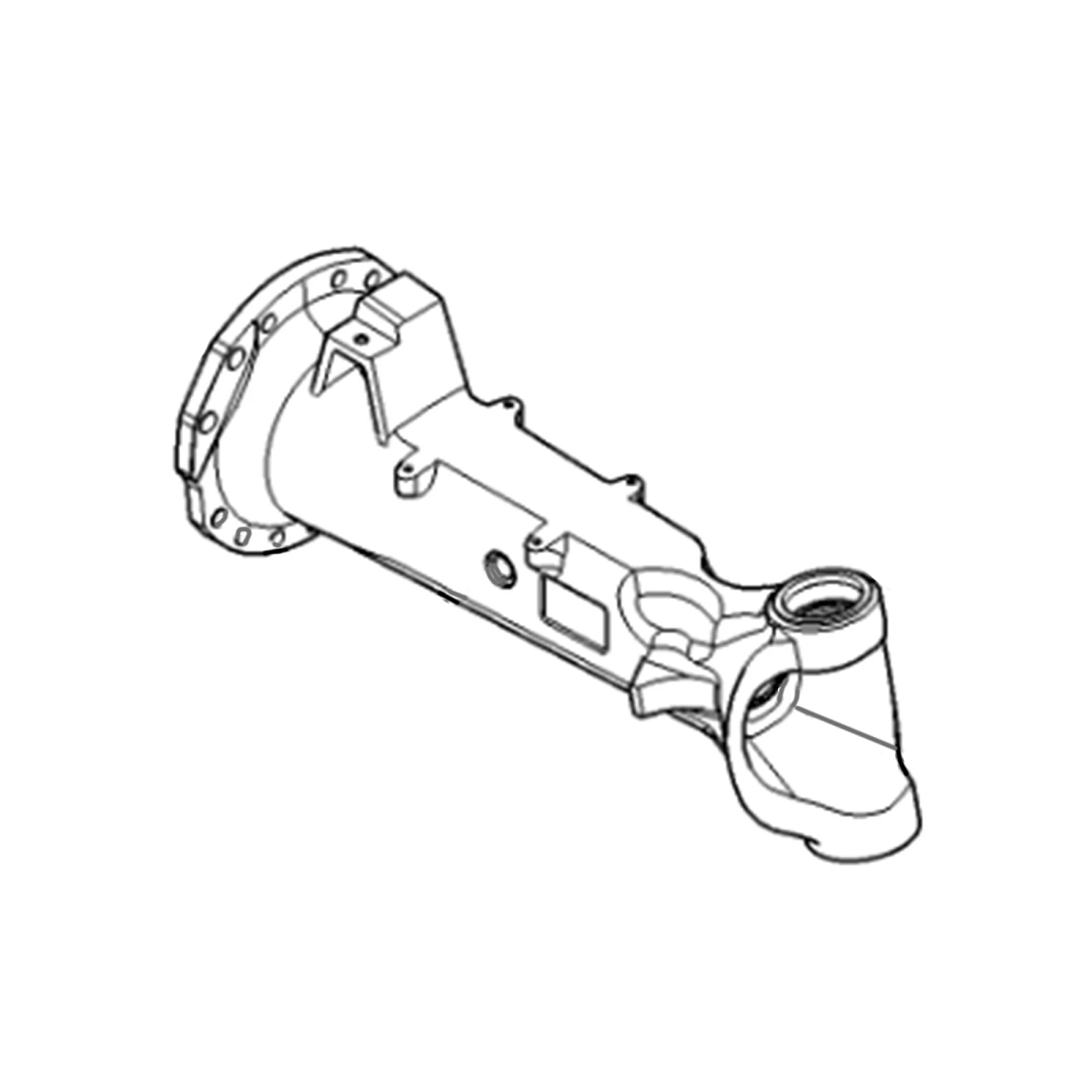 Short Axle Housing RH With