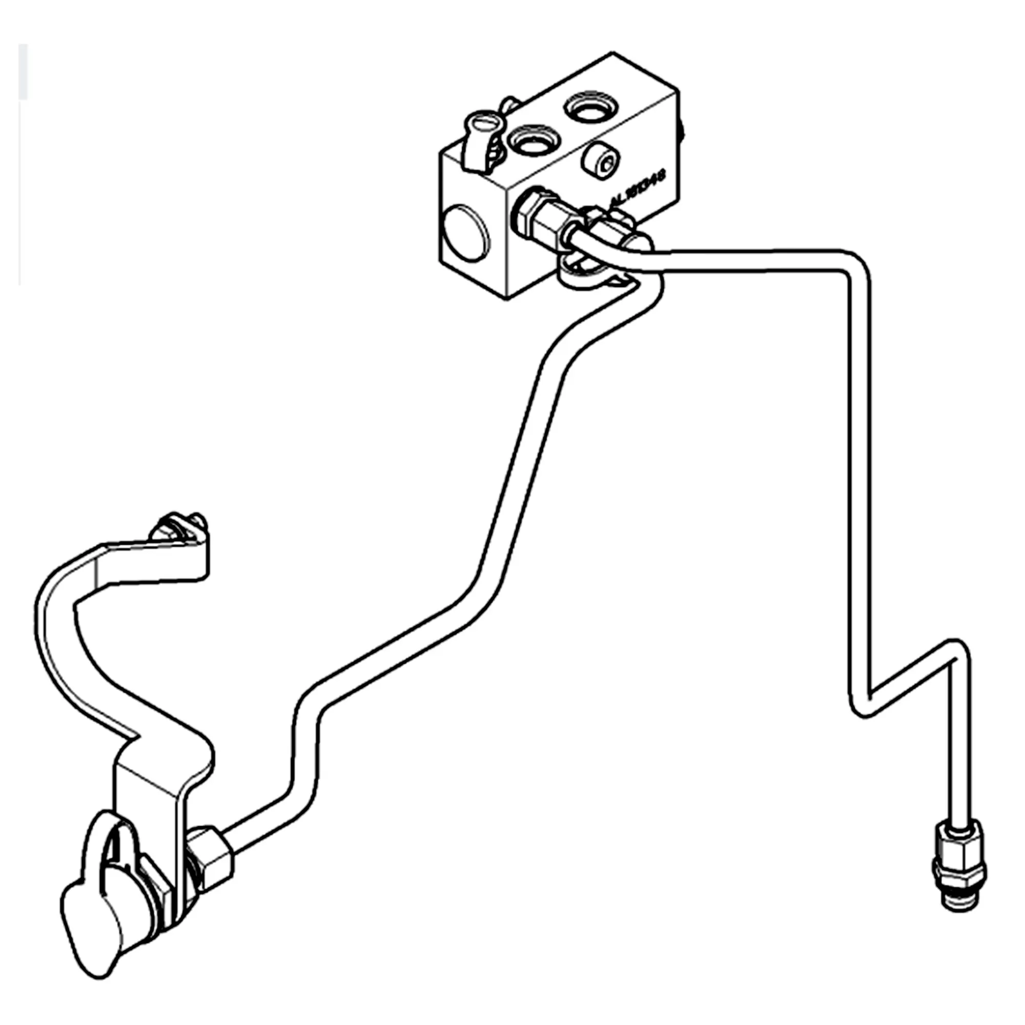 John Deere Hydraulic Trailer Brake Kit, PFC System - BL15680