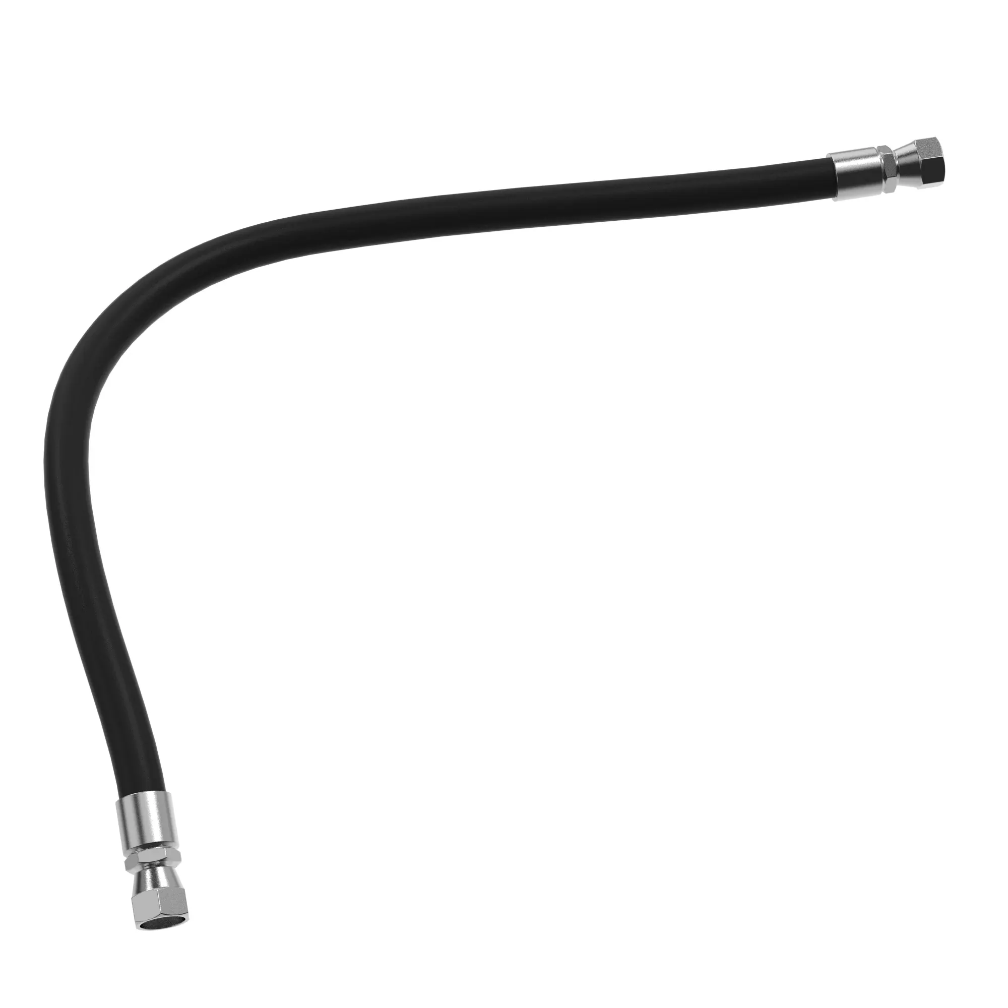 John Deere Main Valve to Steering Pressure Hydraulic Hose - AXE52046