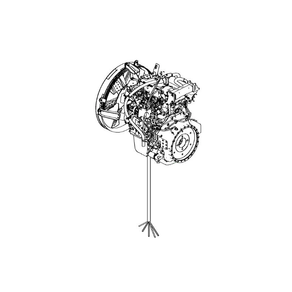 John Deere Diesel Engine, 5.2 Liter - 4HK1XZSA01A