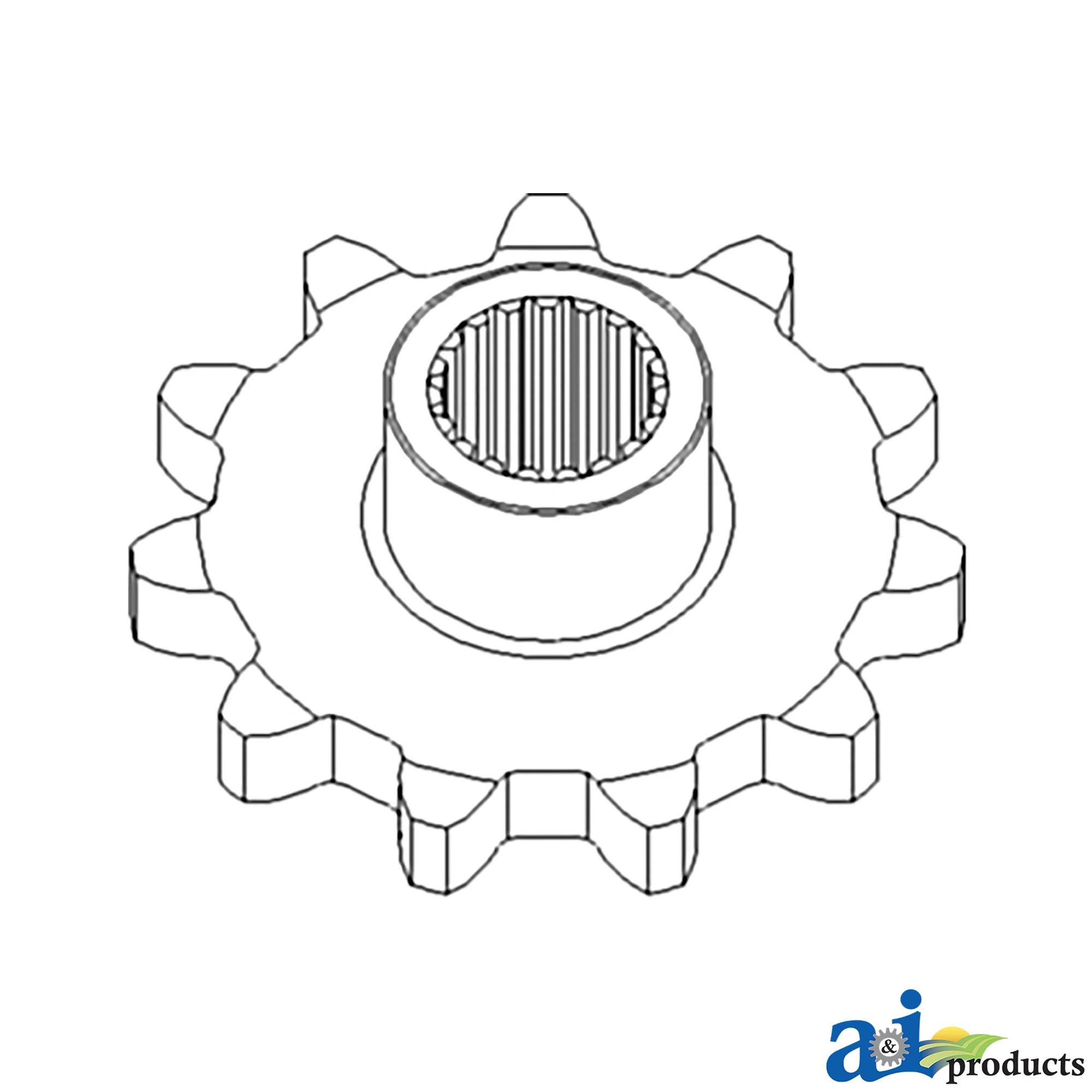A&I Products Chain Sprocket, Right Side - A-AH101339