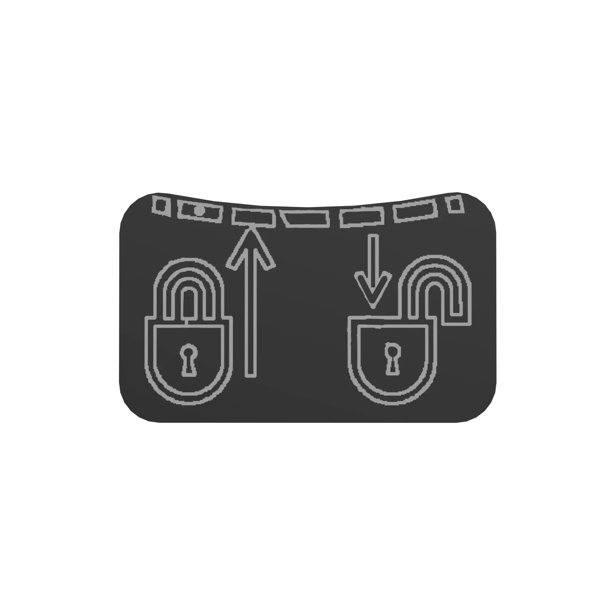 John Deere Joystick Lock Label - R218365