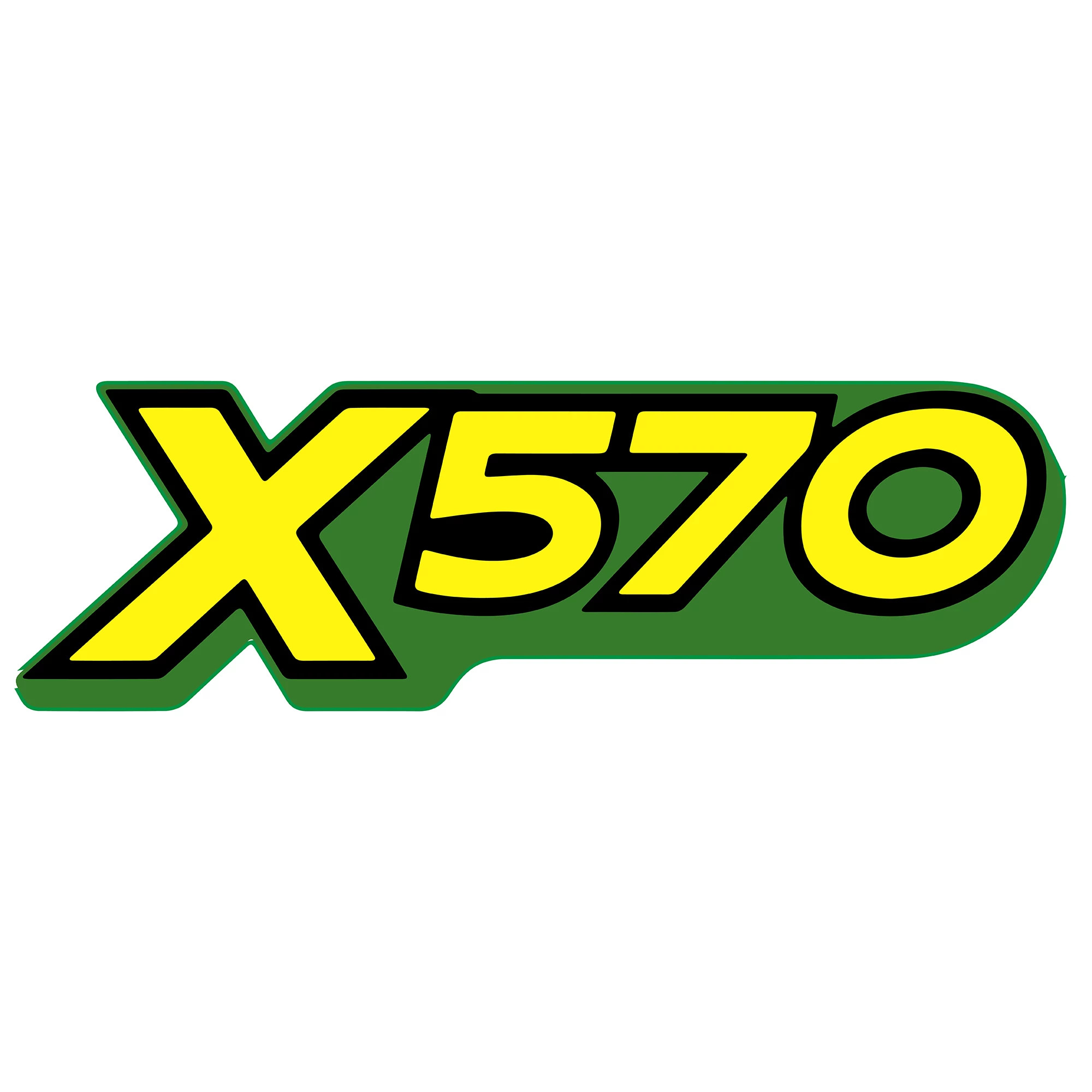 John Deere X570 Model Label - M173524