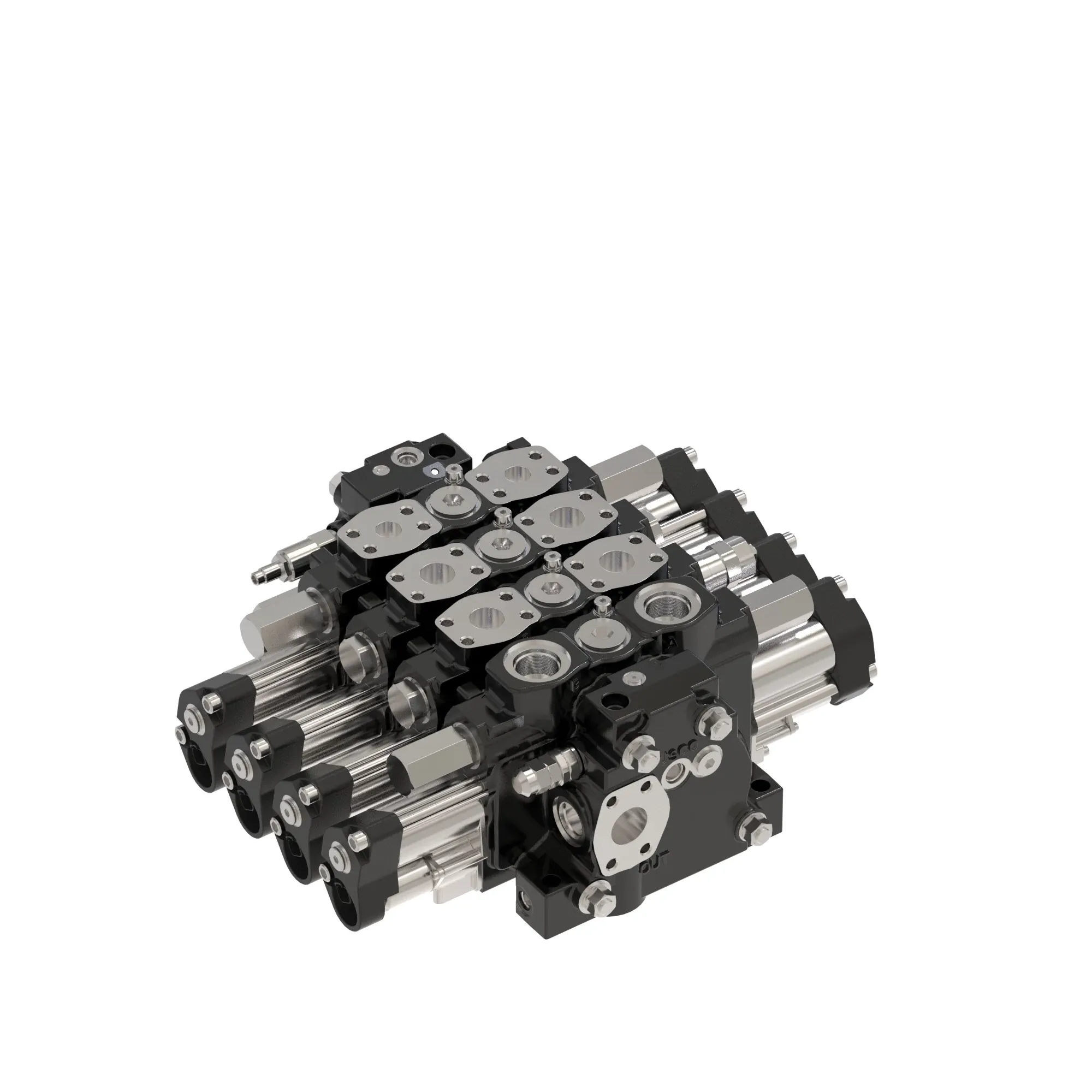 John Deere Hydraulic Actuated Control Valve, 4 Function - AT487548
