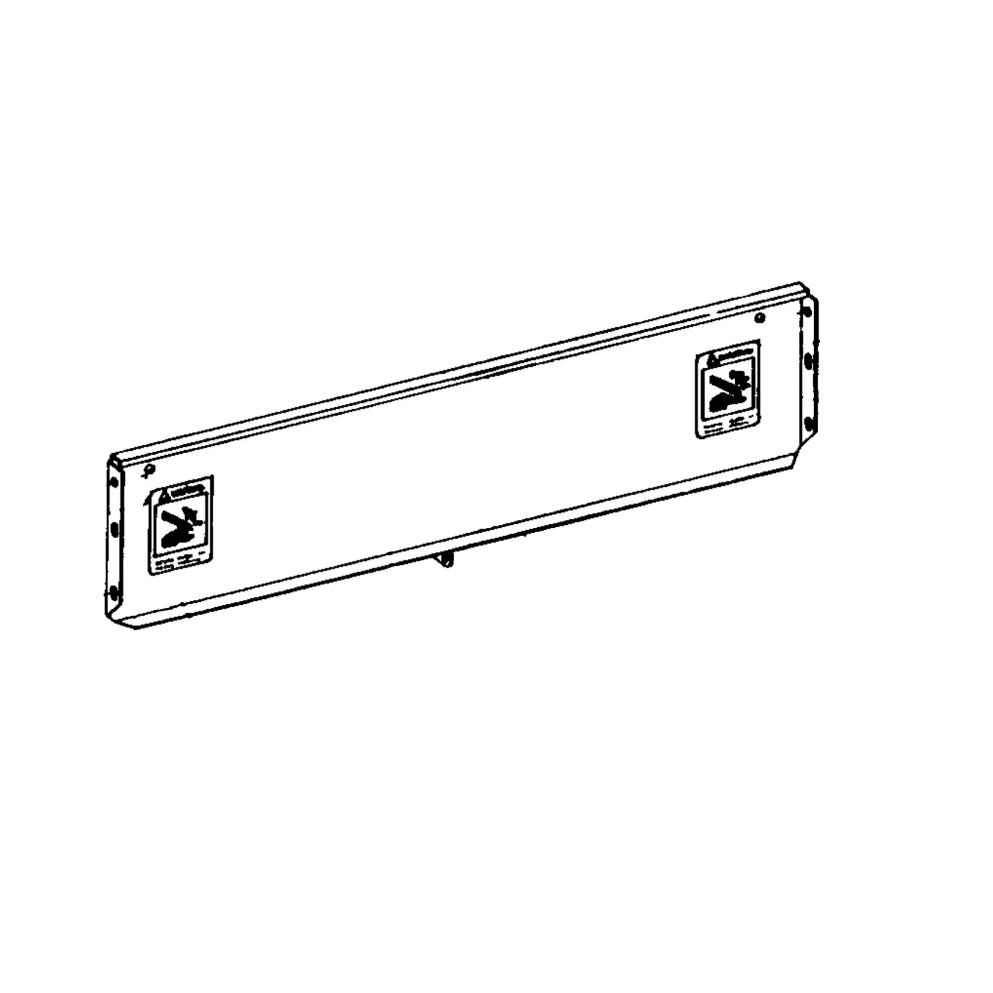 John Deere Rear Straw Chopper Sheet - AH139790