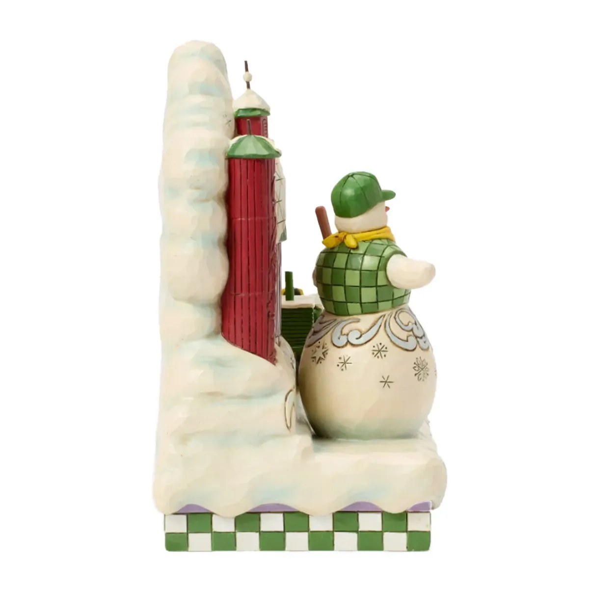 A John Deere Winter Wonderland Snowman Figurine
