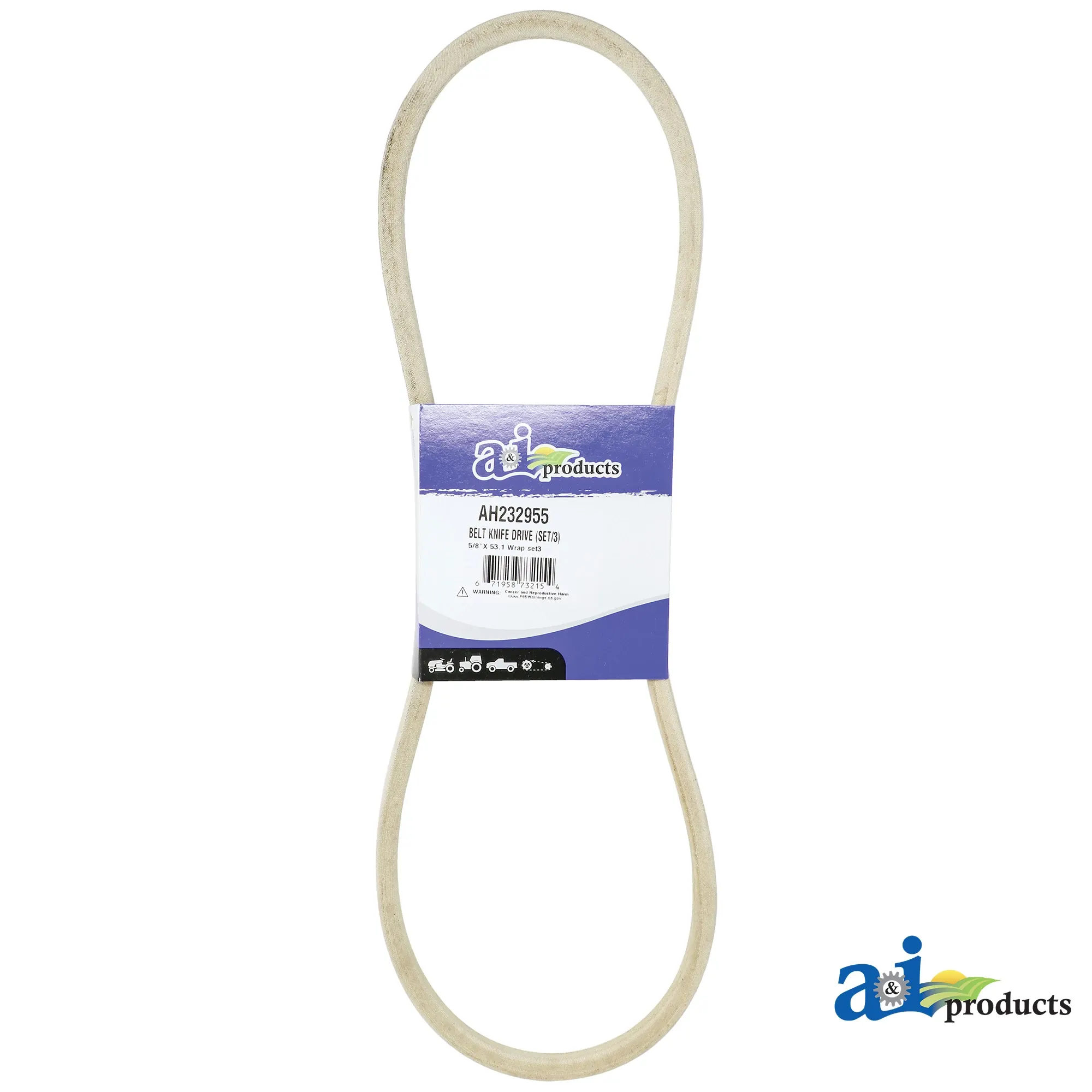 A&I Products Knife Drive Belt Set - A-AH232955