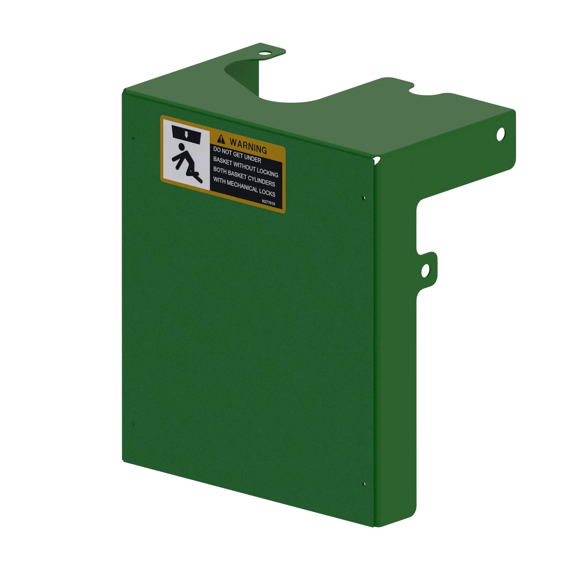 John Deere Shield Assembly with Decal Shield - AN374943