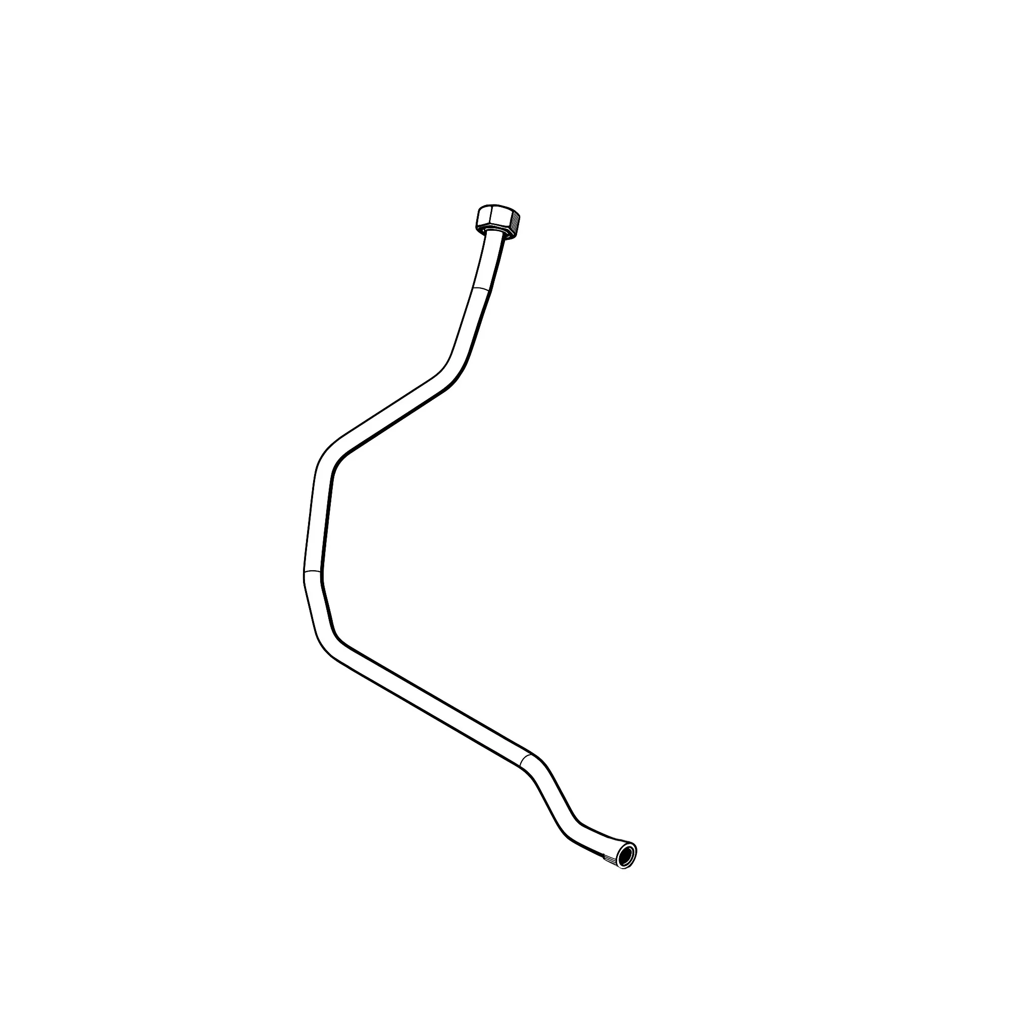 John Deere Turbocharger Coolant Supply Line - RE548798
