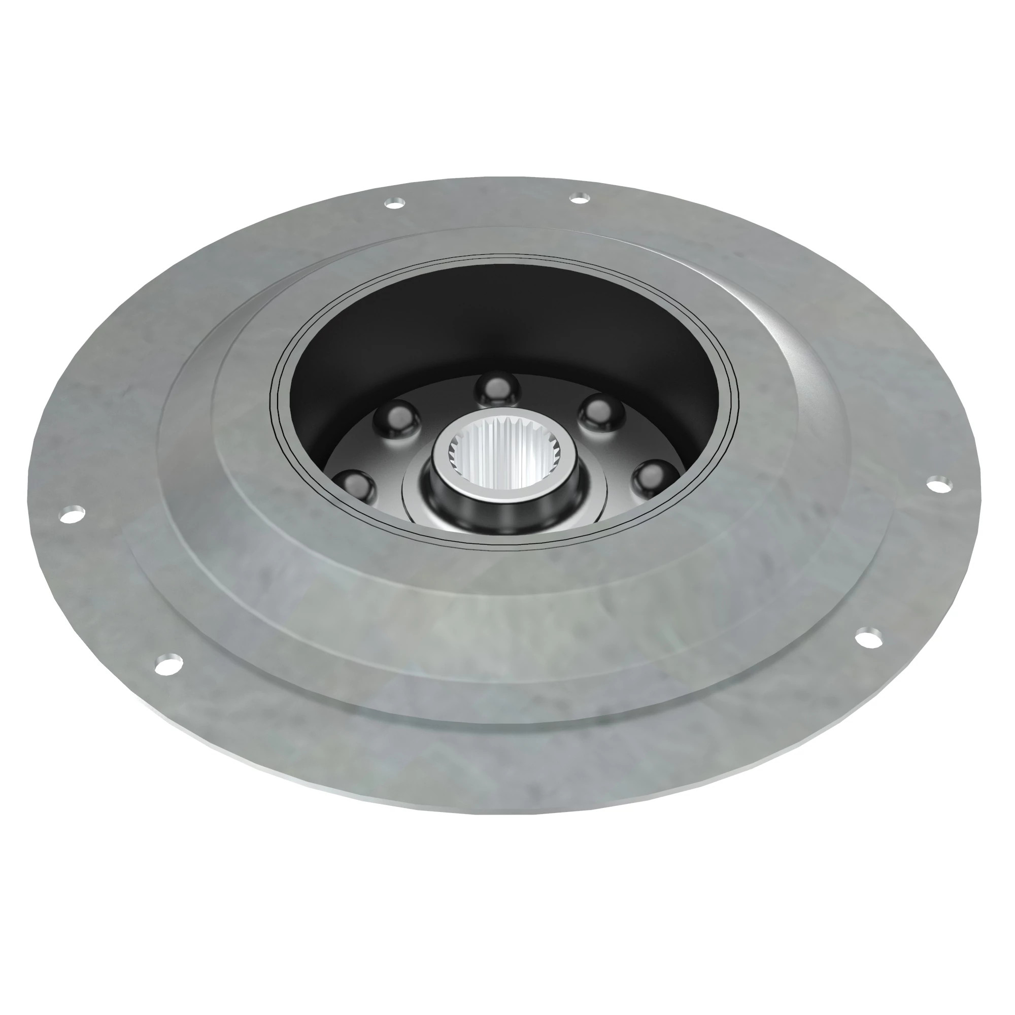 John Deere Torsional Damper Splined Coupling with Hub - AH168456