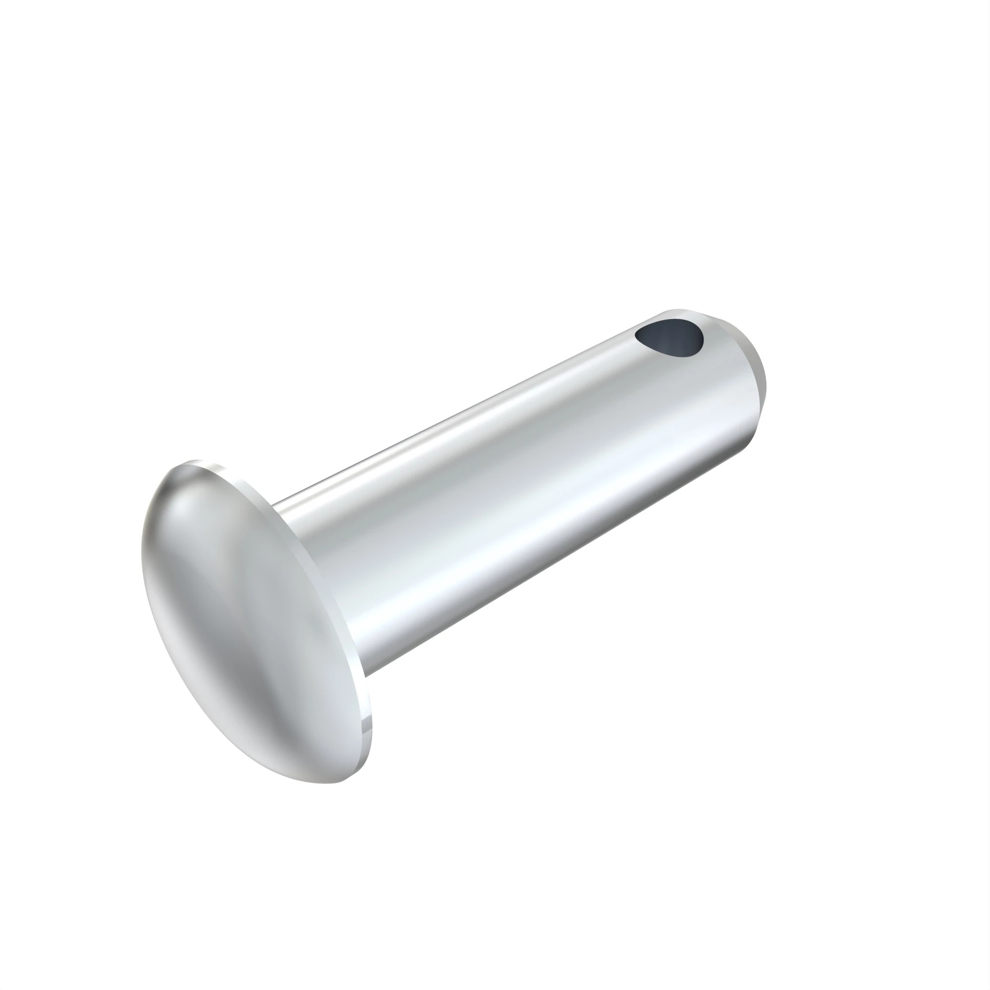 PIN FASTENER, RIVET, DRILLED FE/ZN