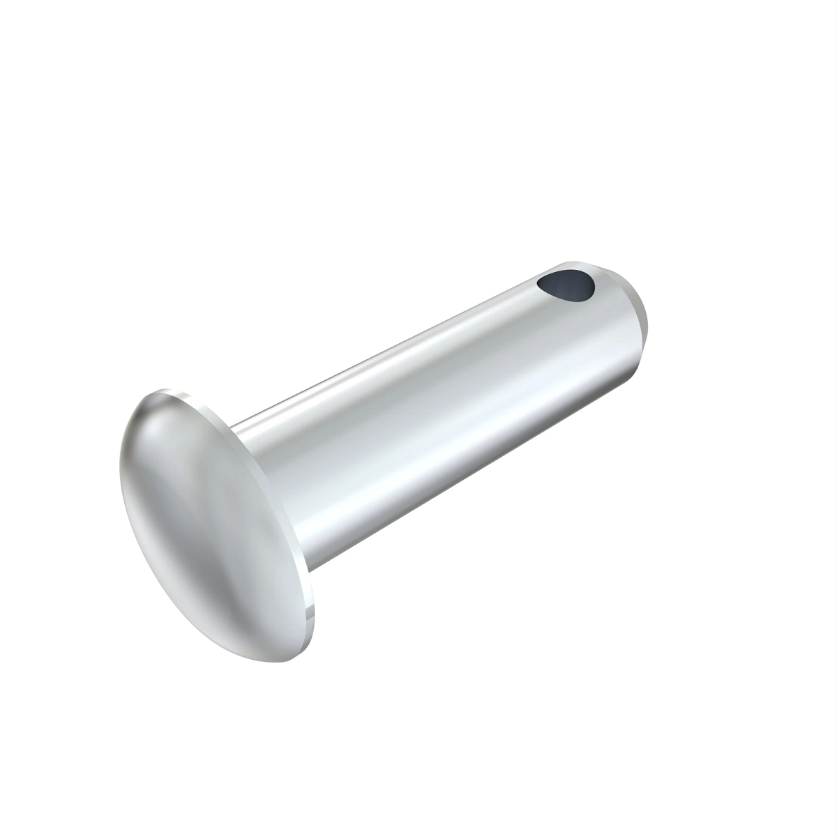 PIN FASTENER, RIVET, DRILLED FE/ZN