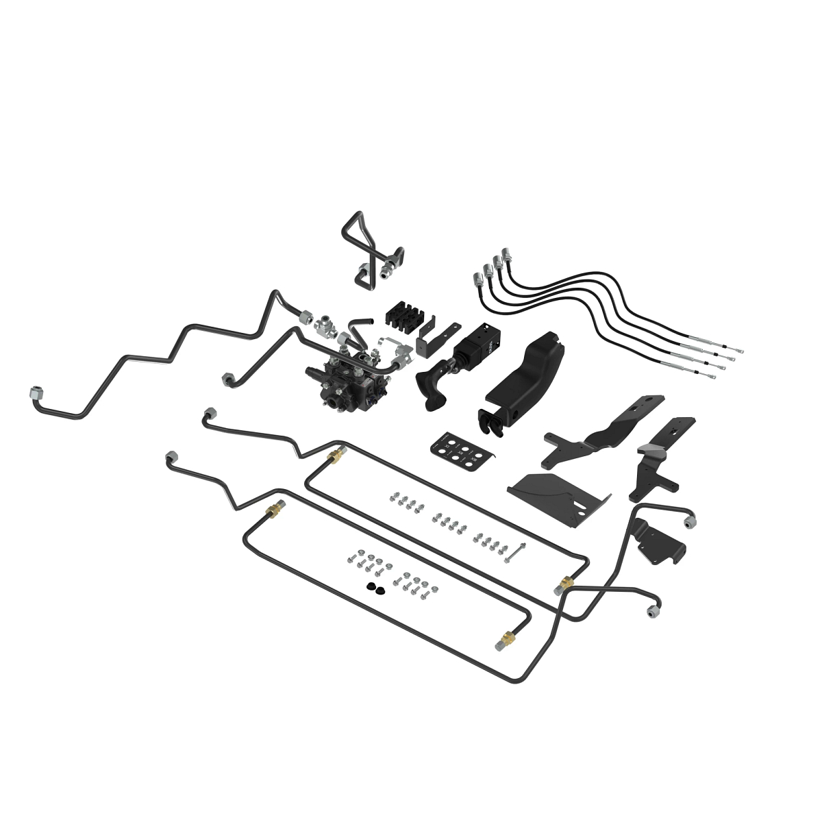 John Deere Dual Mid Hydraulic Control Valve Kit with Joystick Control - BSJ10109