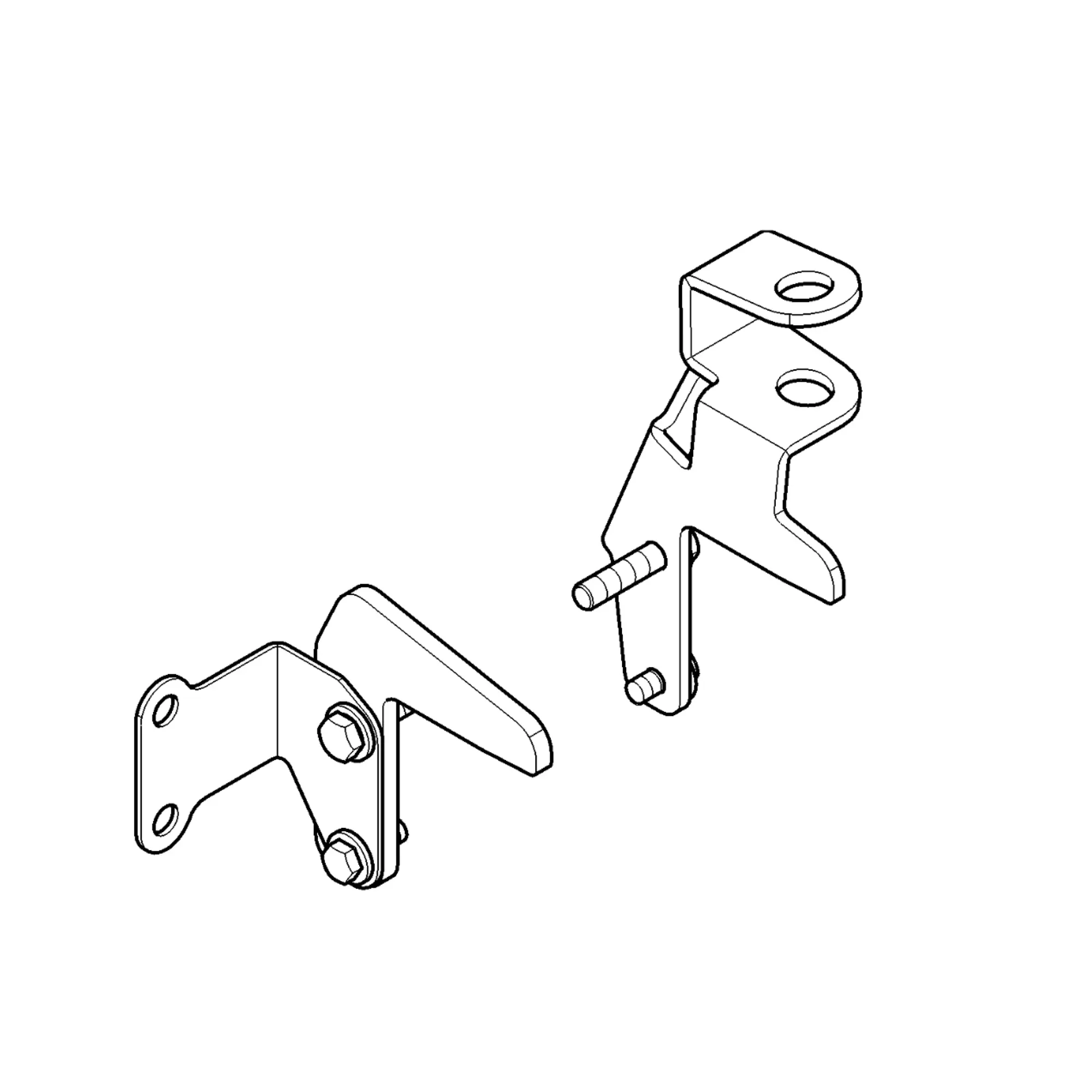 John Deere Loader Compatibility Bracket Kit - LVB26116