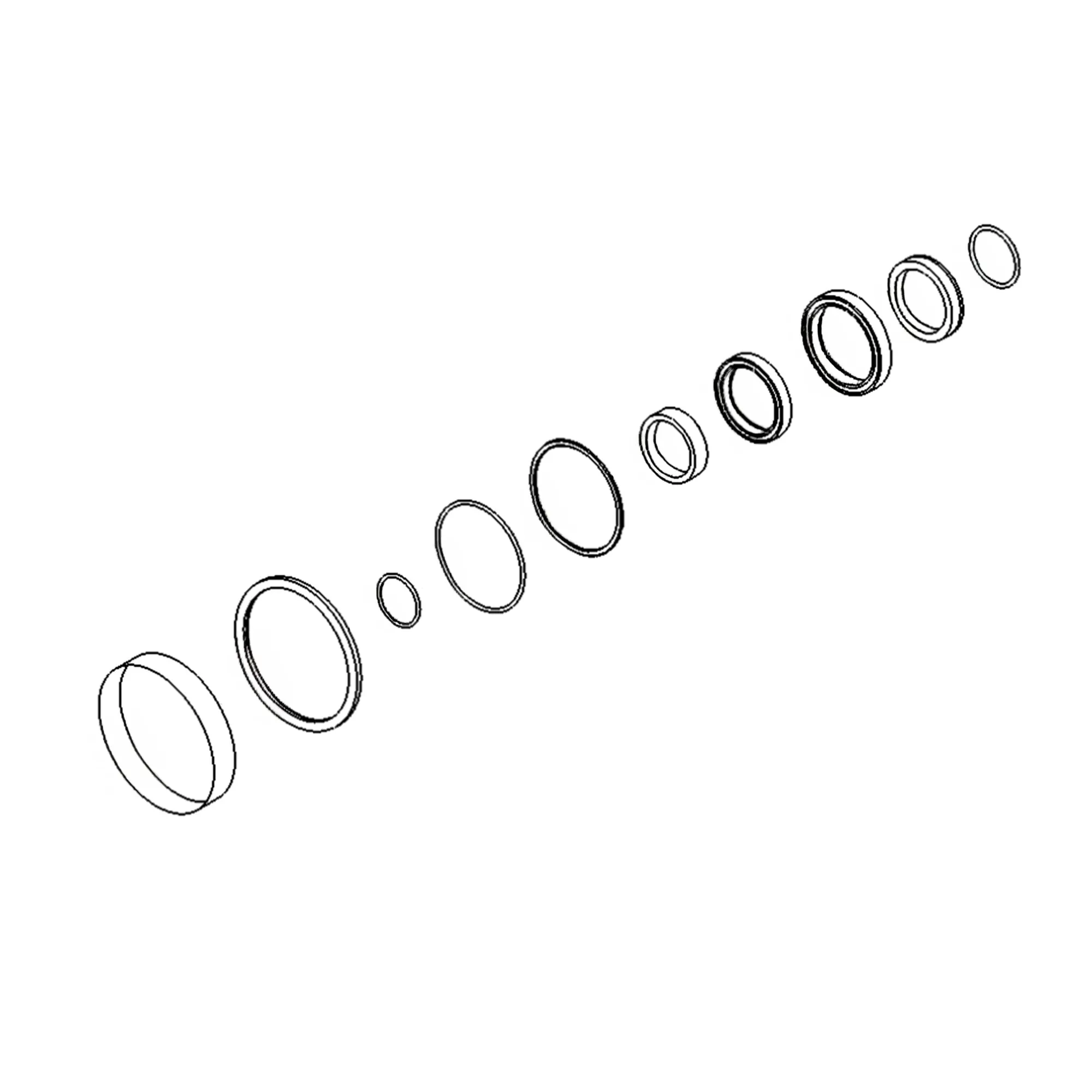 John Deere Bucket Cylinder Seal Kit - AT498806