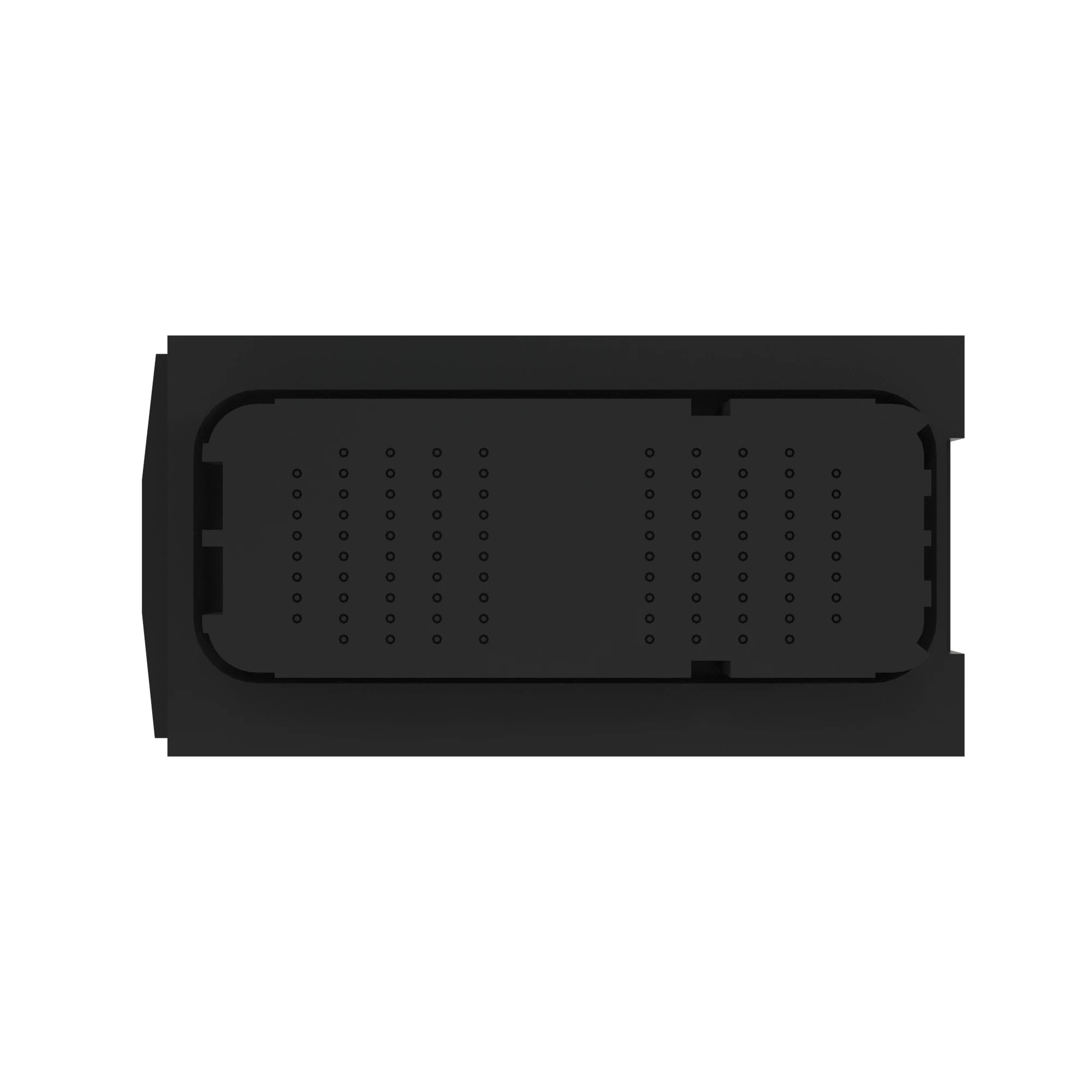 CONN DELPHI 96W FS BLK PLSTC