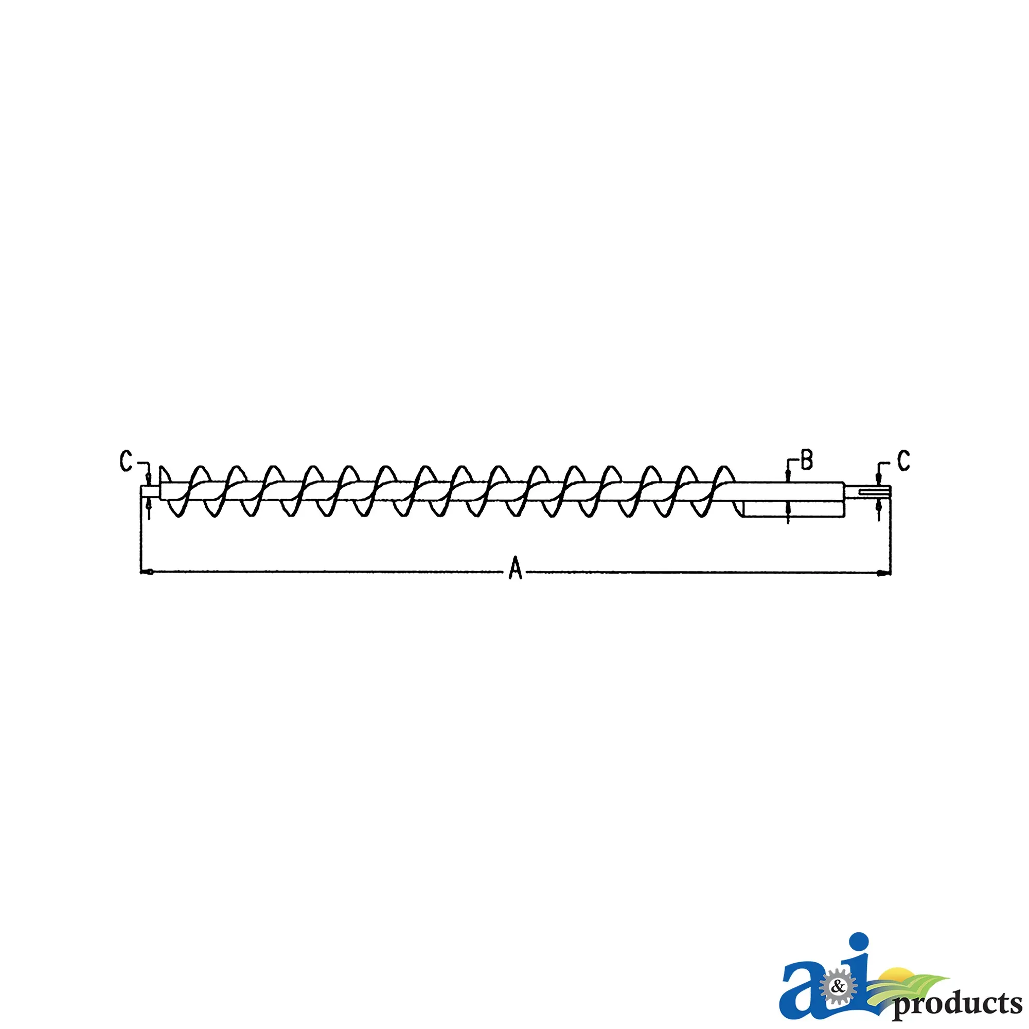 A&I Products Rear Tank Cross Auger - A-AH103729