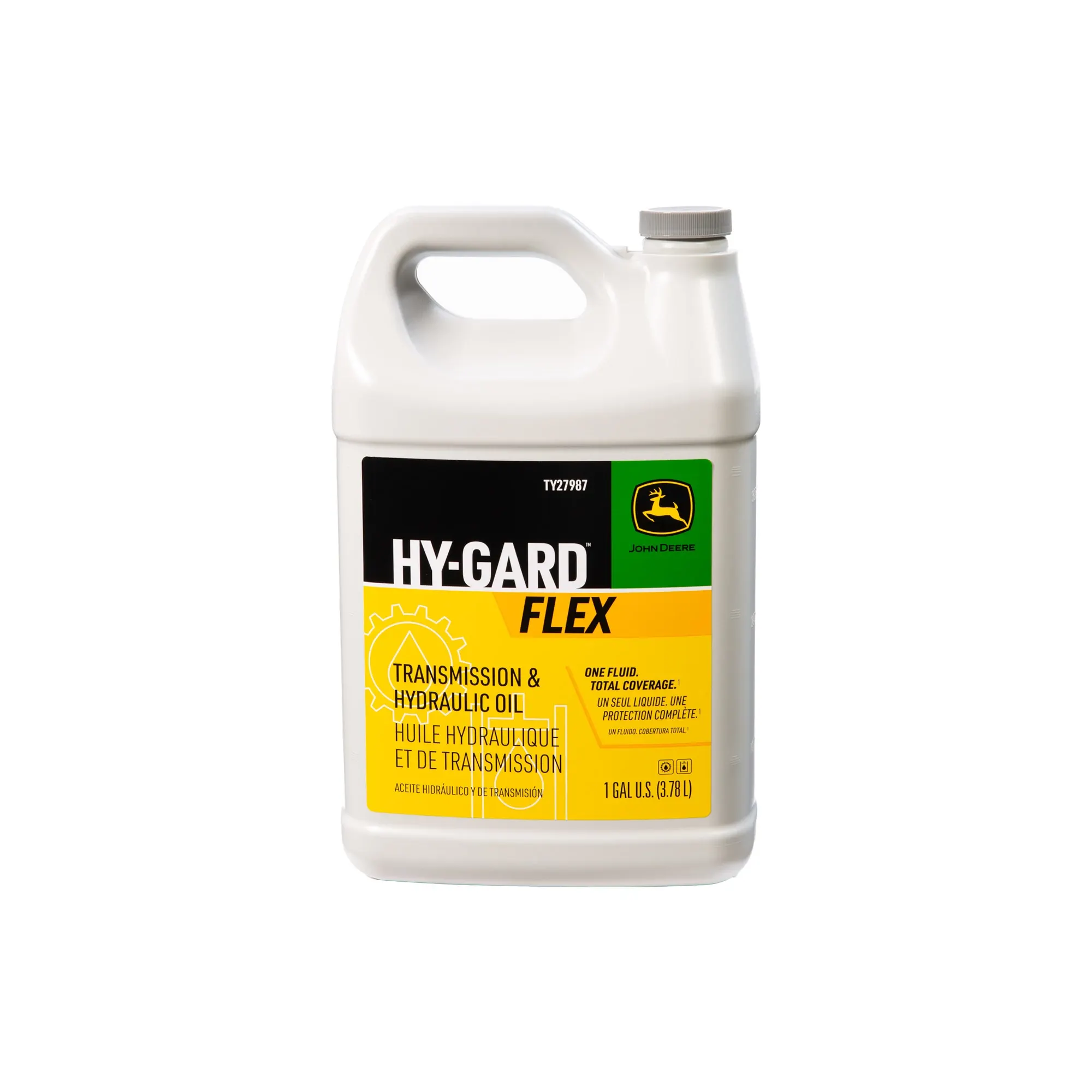 John Deere Transmission and Hydraulic Oil, Hy-Gard™ FLEX, 3.78 Liter (1 Gallon) Can - TY27987