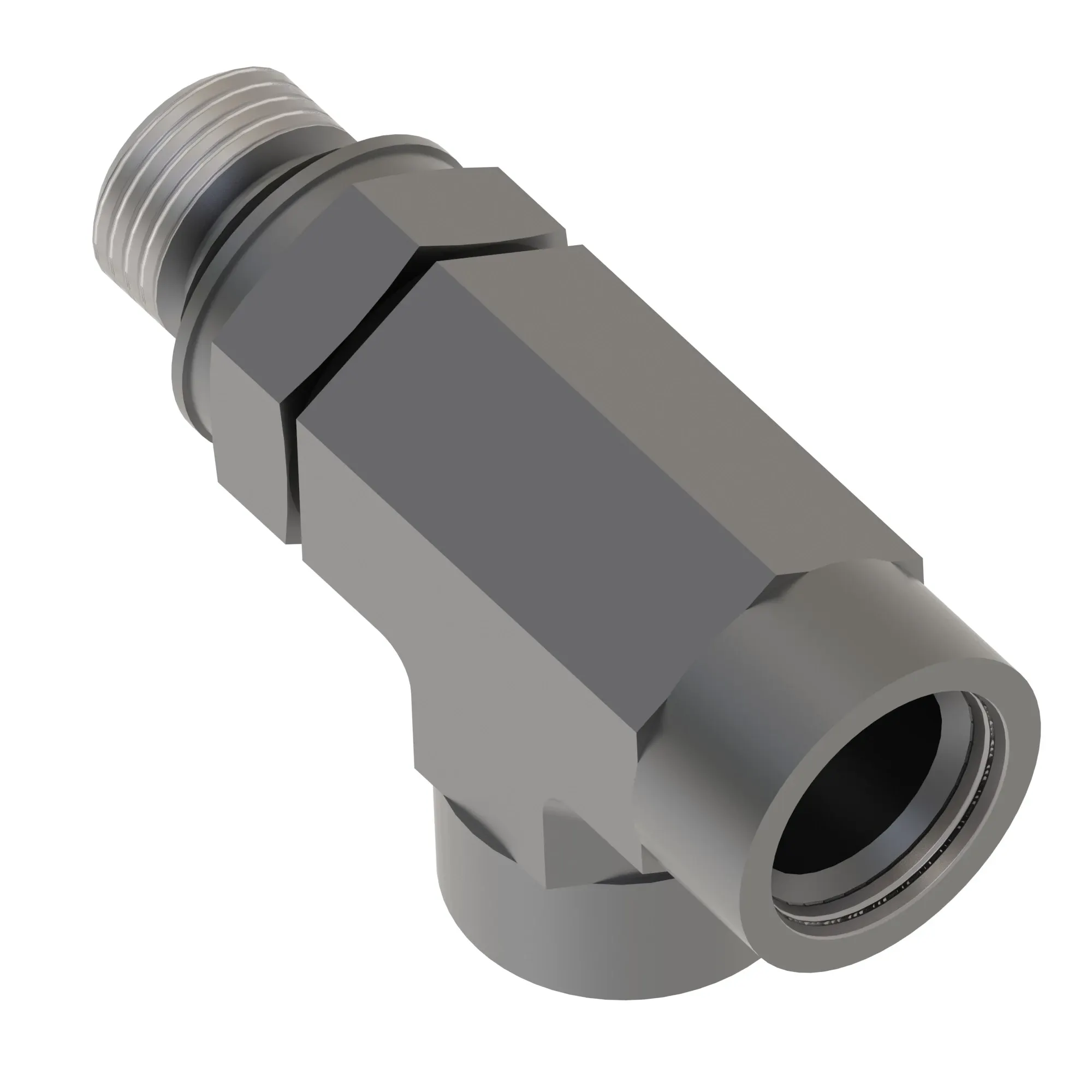Tee Fitting, Adjustable, With