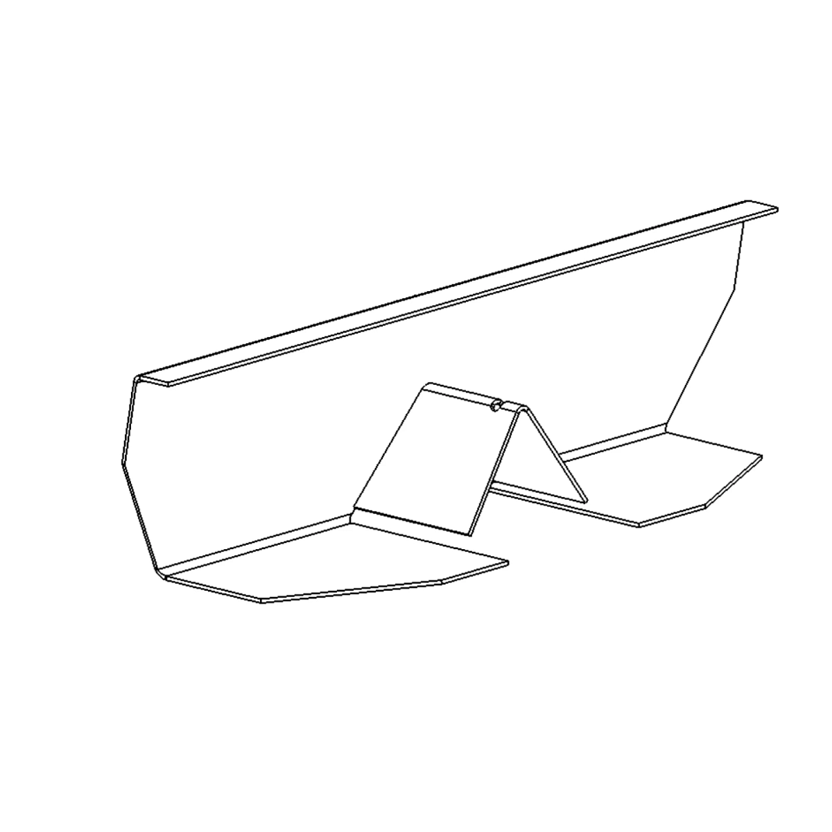 Plate, Deflector - Wldmt Ear 304SS
