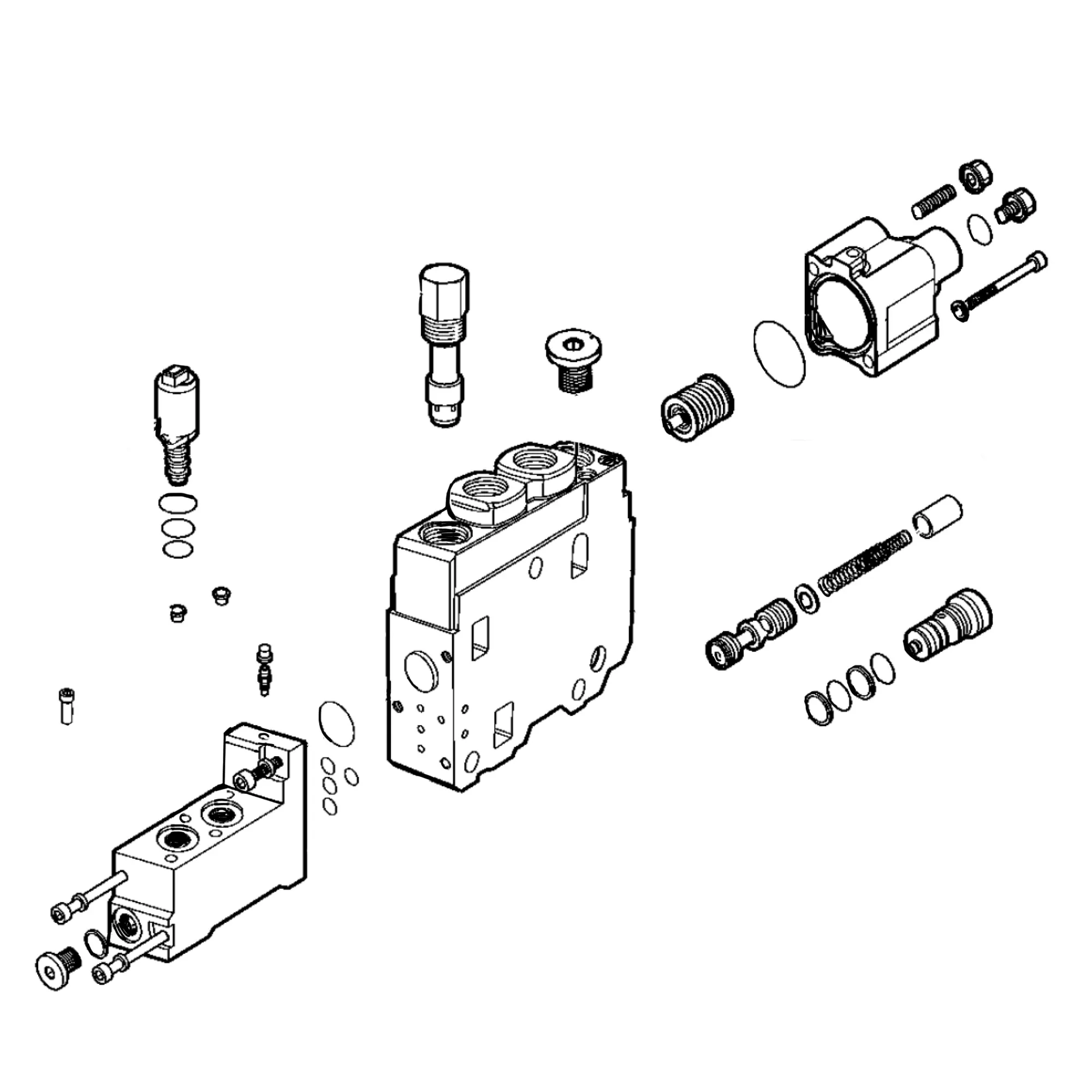 John Deere Main Boom Valve Stack - F680249