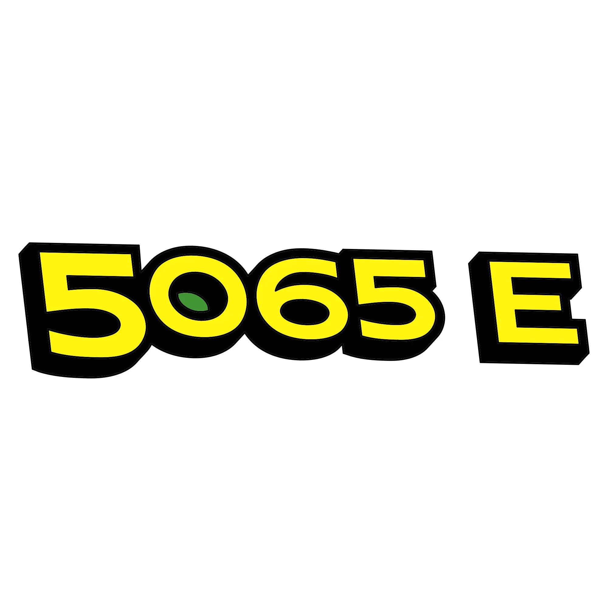 John Deere 5065E Model Designation Label, Right Side - SU25248