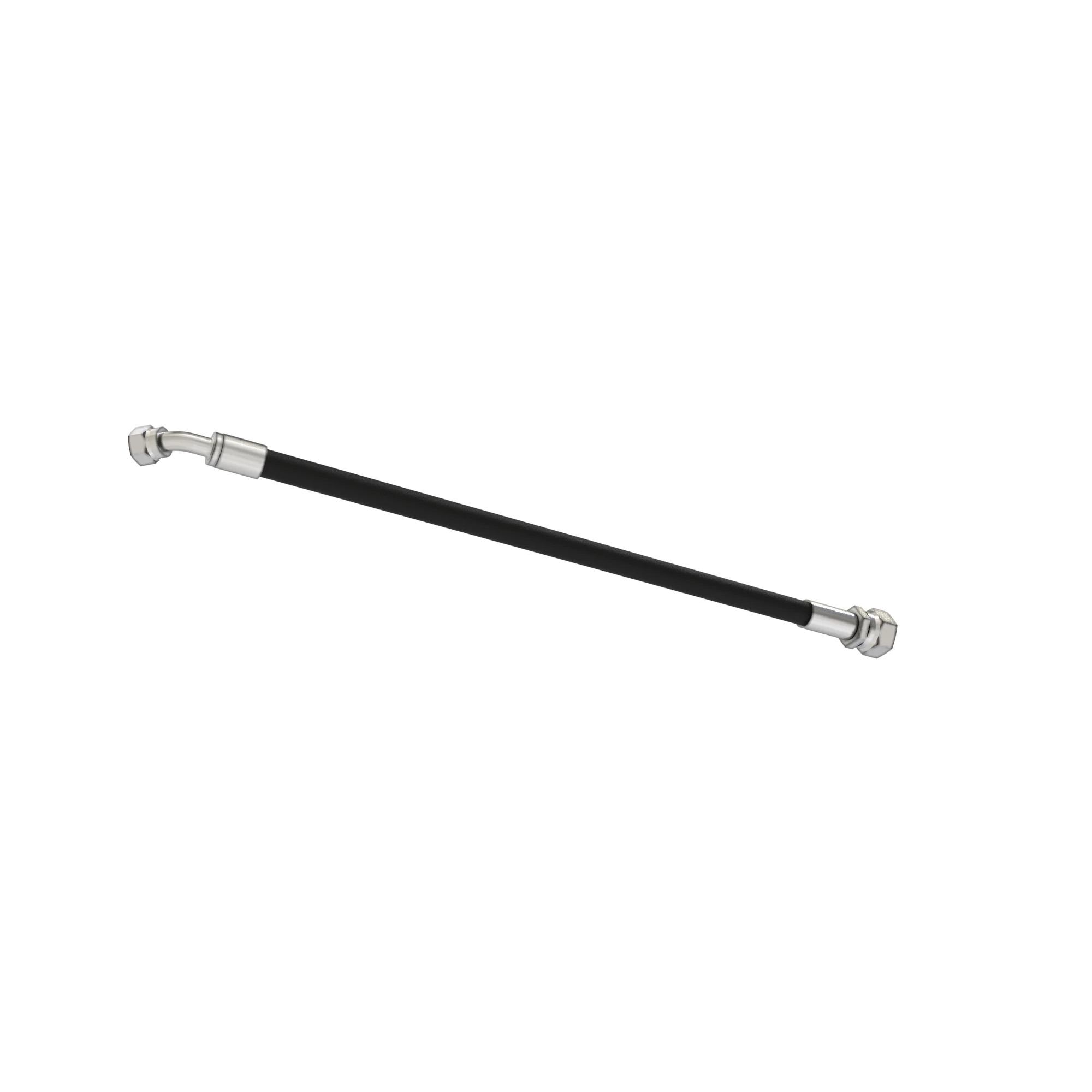 John Deere Cylinder to Tee Fitting Hydraulic Hose - SJ38250