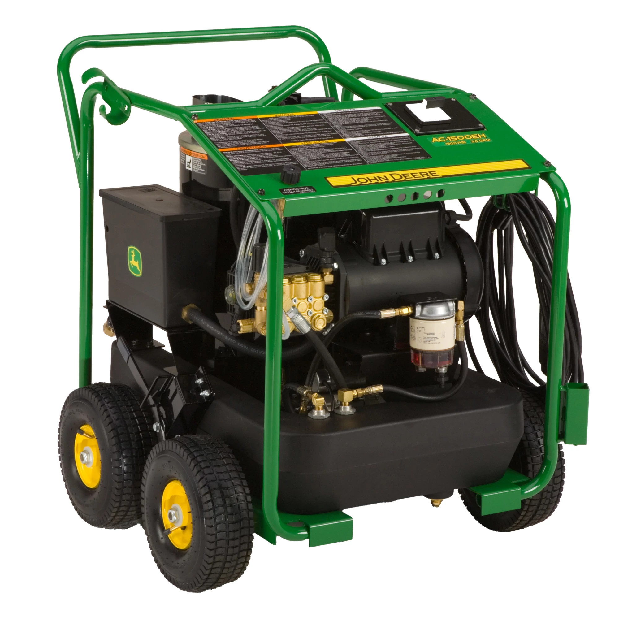 2.0 HP Electric Motor, 120V/19.0A, 1,500 psi @ 2 gpm