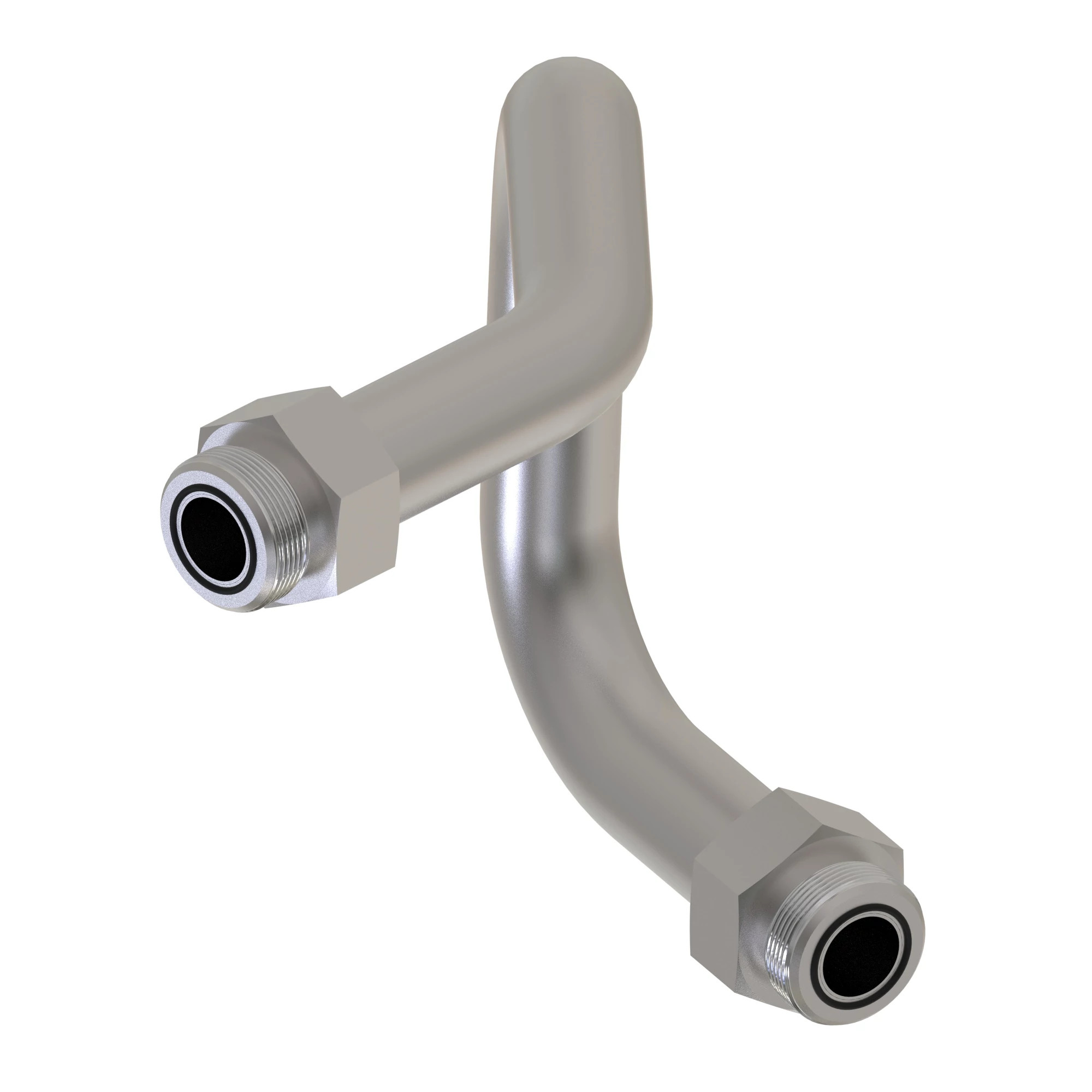 John Deere Rotary Manifold to Right Extreme Duty Track Drive Motor Oil Line - AT418957