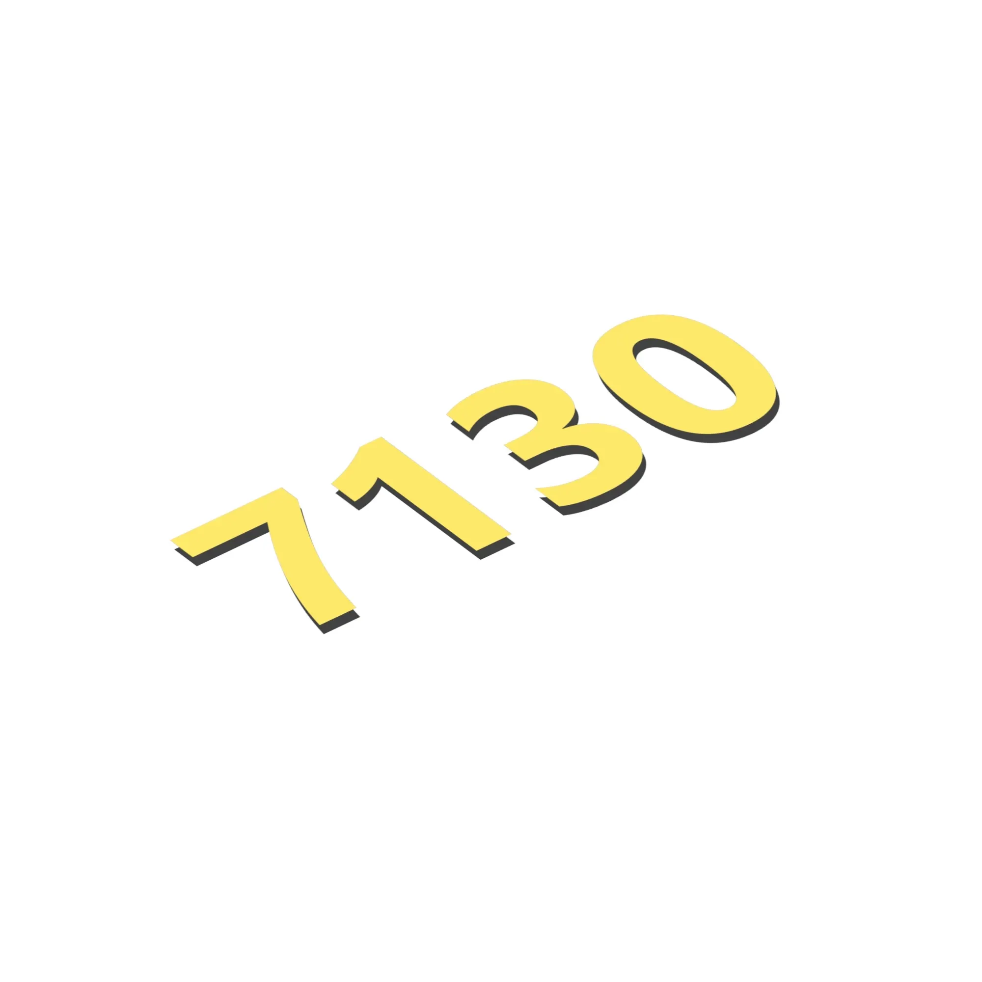 John Deere 7130 Model Designator Label, Left Side - L174418