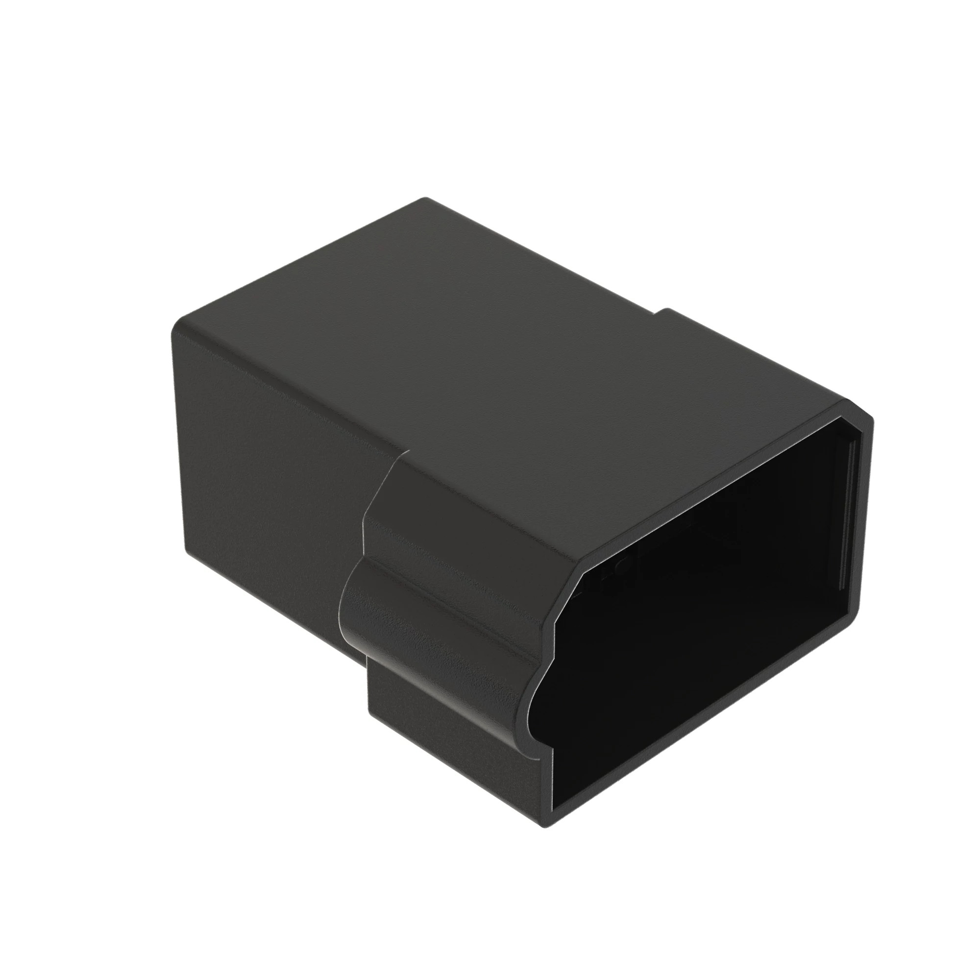 CONN TYCO FASTON 4W F BLK NYLON