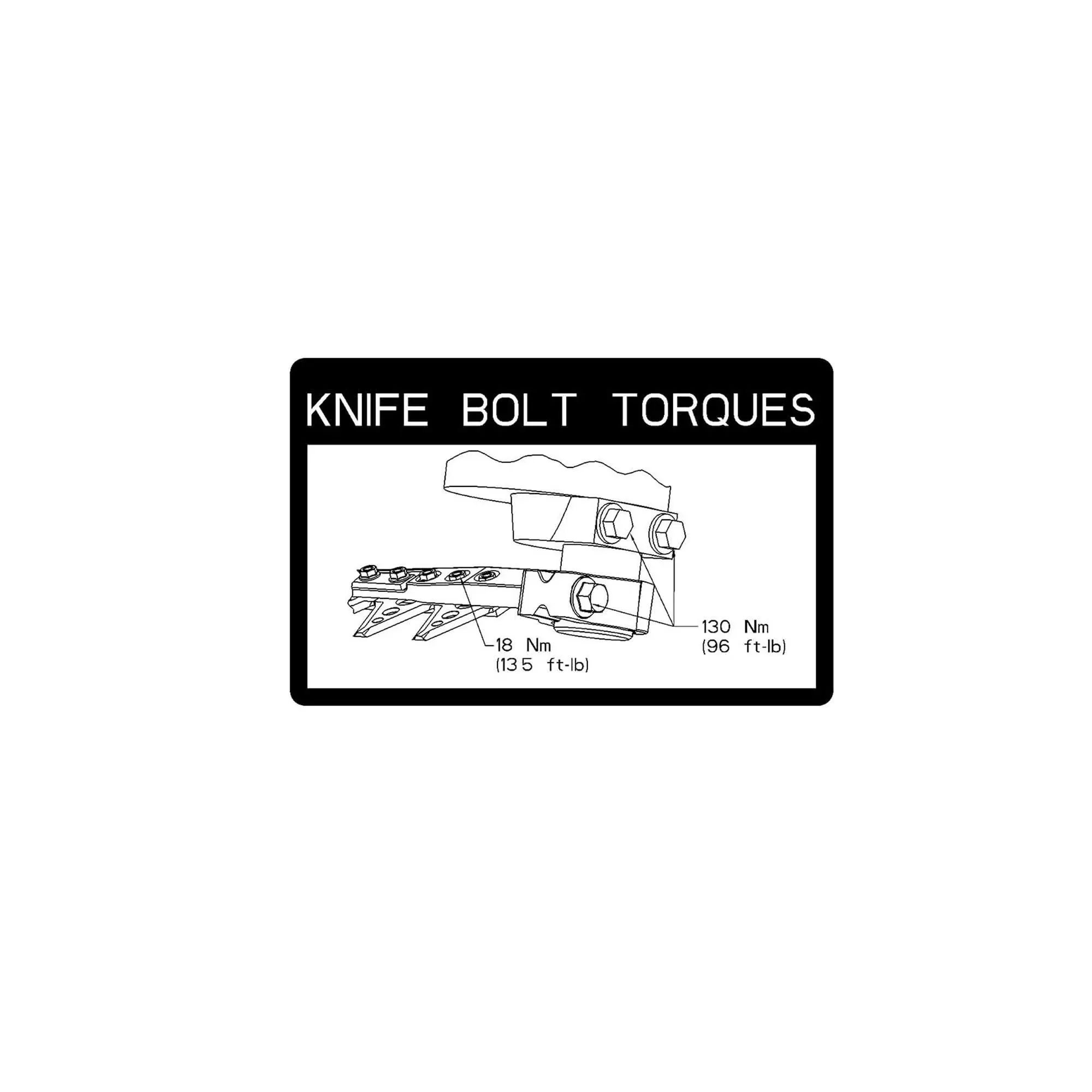 John Deere Label - HXE167928