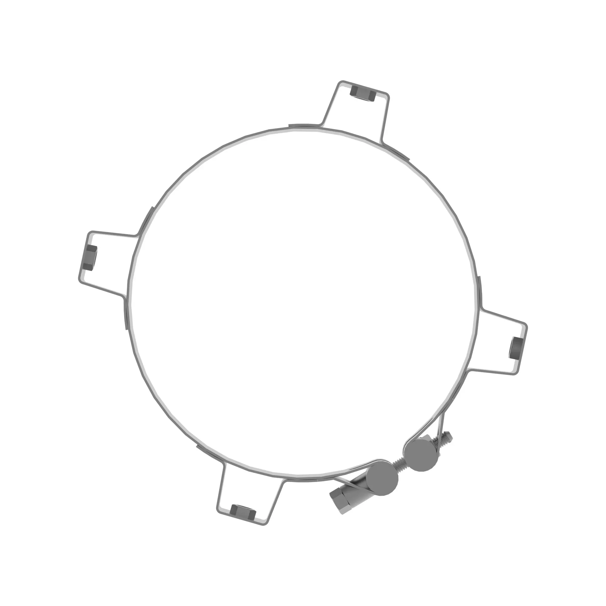 CLAMP, EXHAUST SHIELDING STAND-OFF