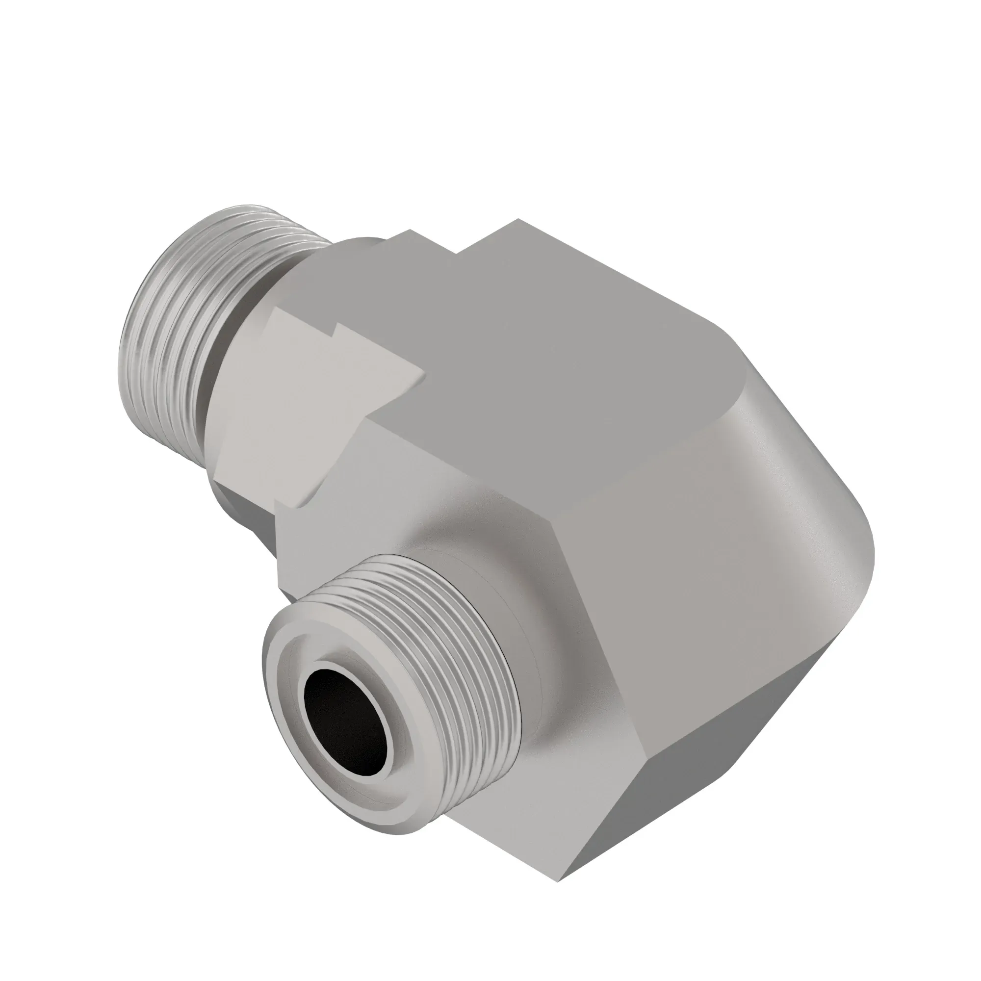 ELBOW FITTING, ADJ, ORFS TO M22 ISO