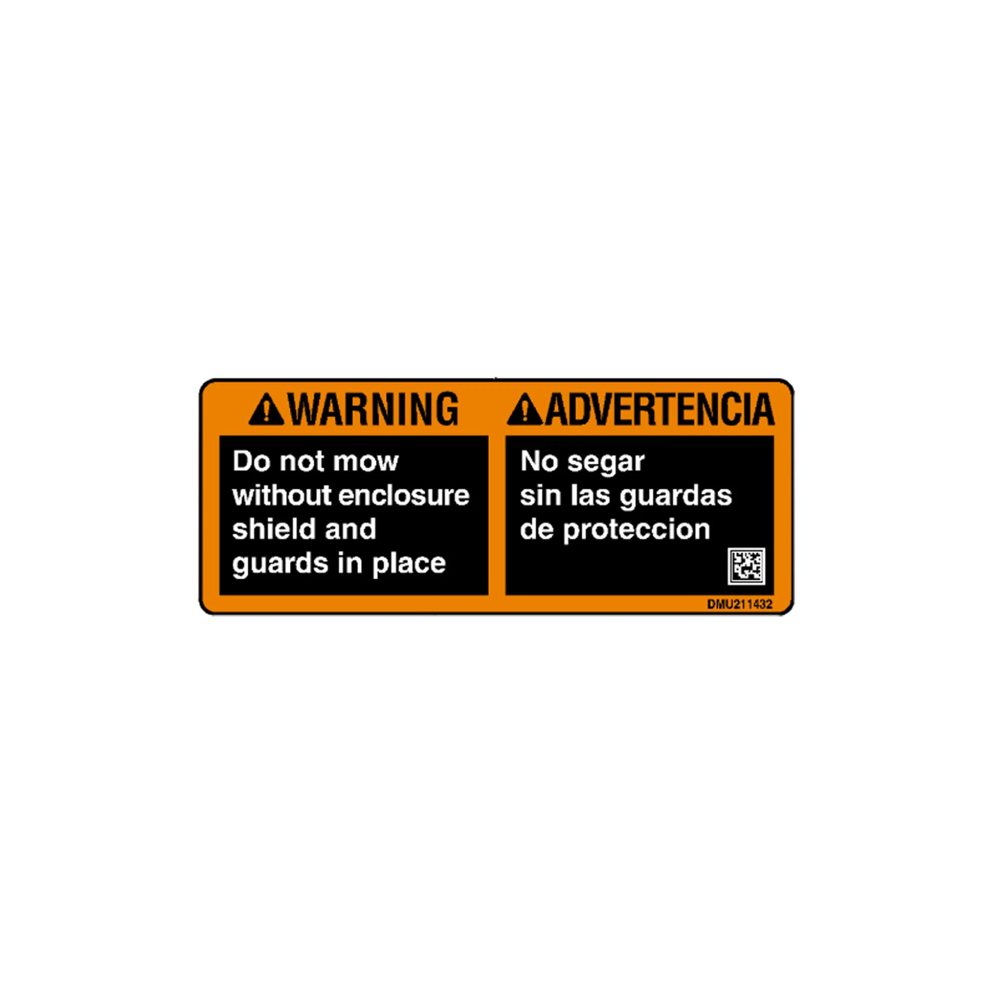 John Deere Safety Sign, Warning, English - DMU211432