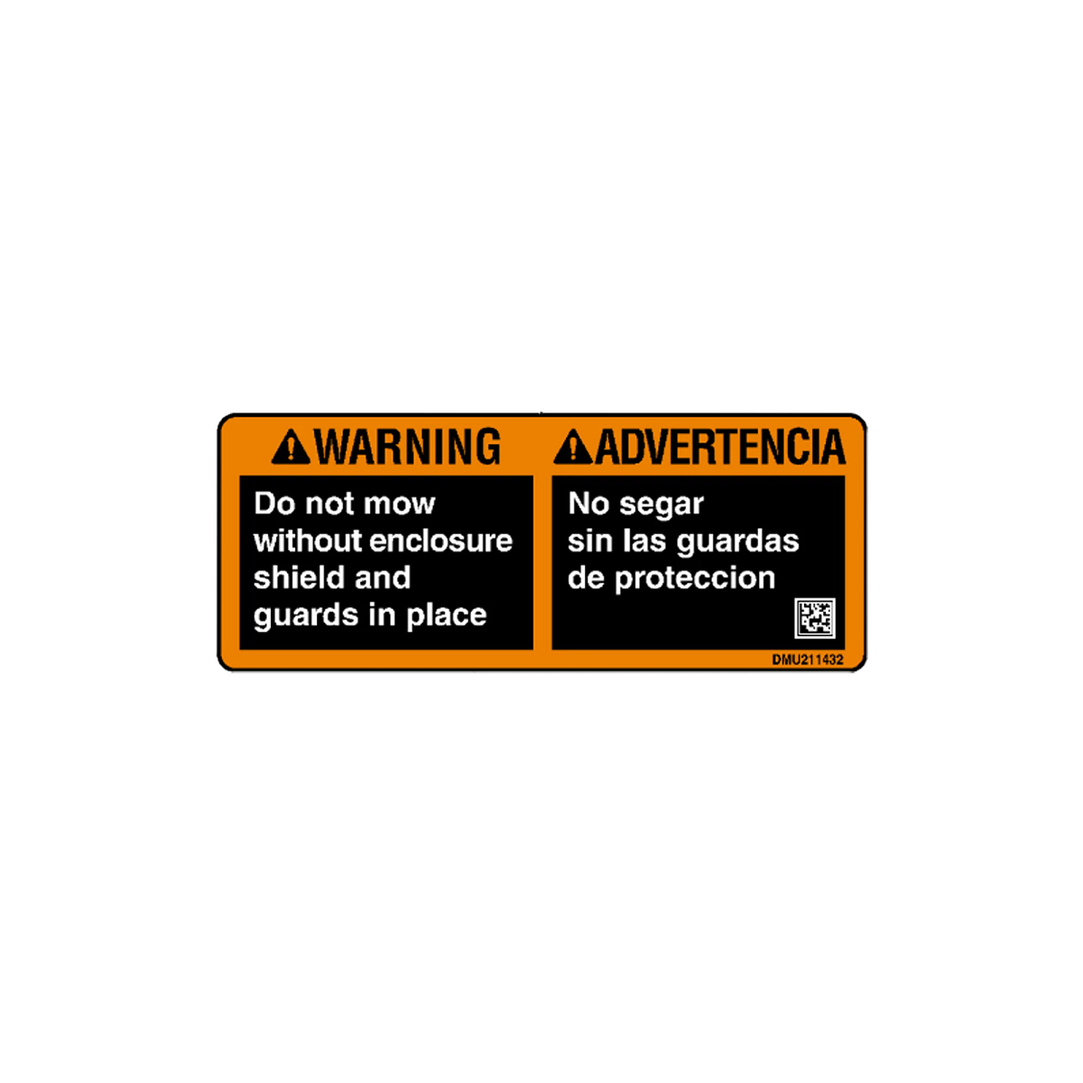 SAFETY SIGN, LABEL, WARNING (ENGLIS